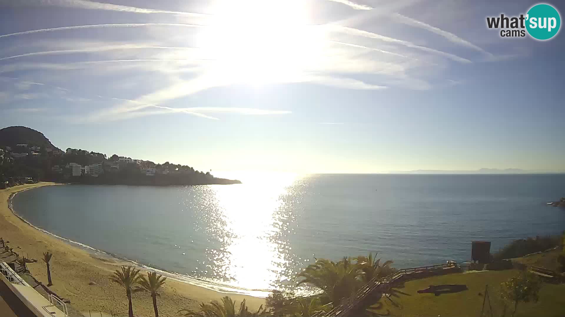 Platja de l’Almadrava Strand Webcam Roses – Costa Brava – Spanien