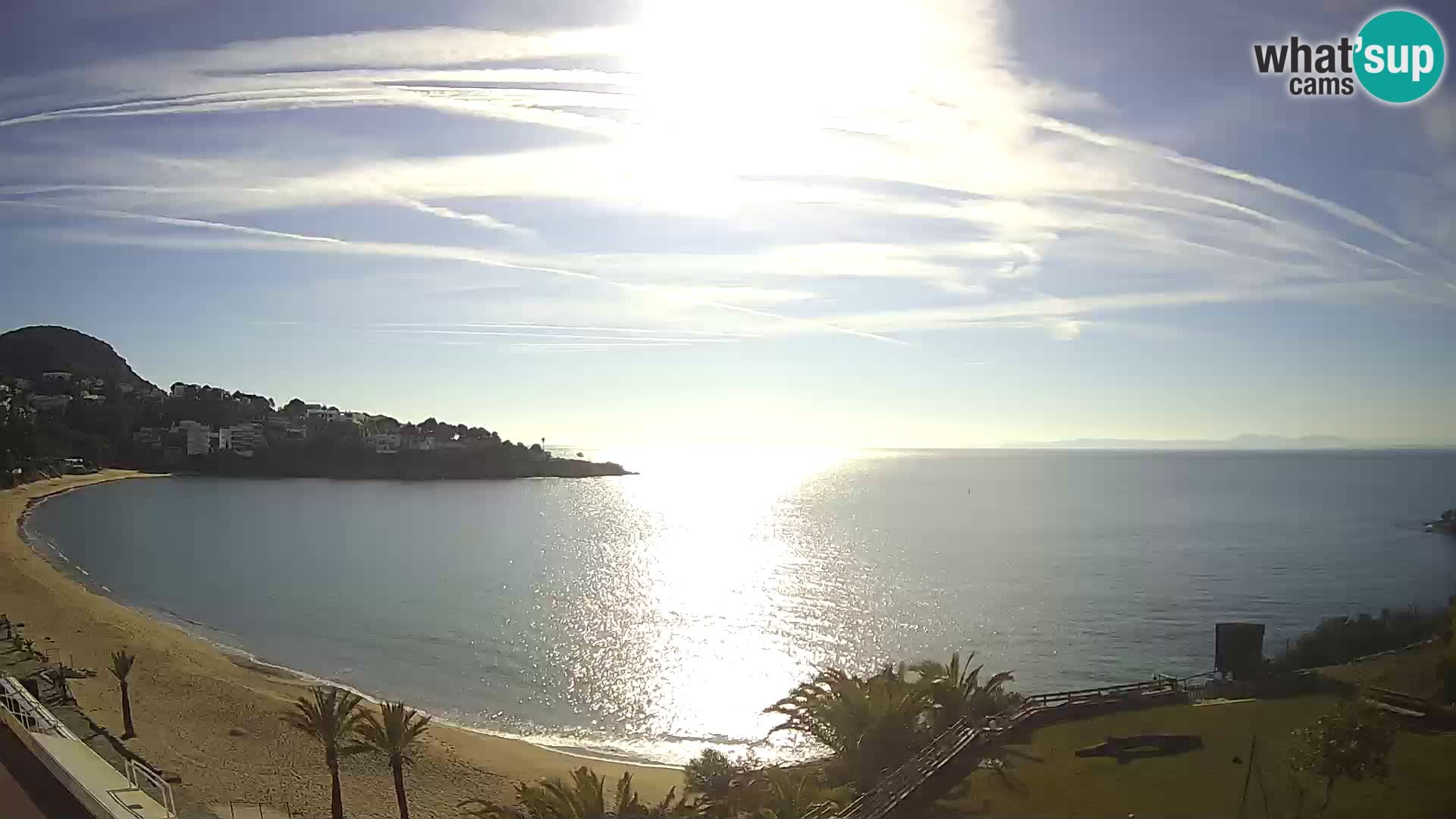 Platja de l’Almadrava beach Live Webcam Roses – Costa Brava – Spain