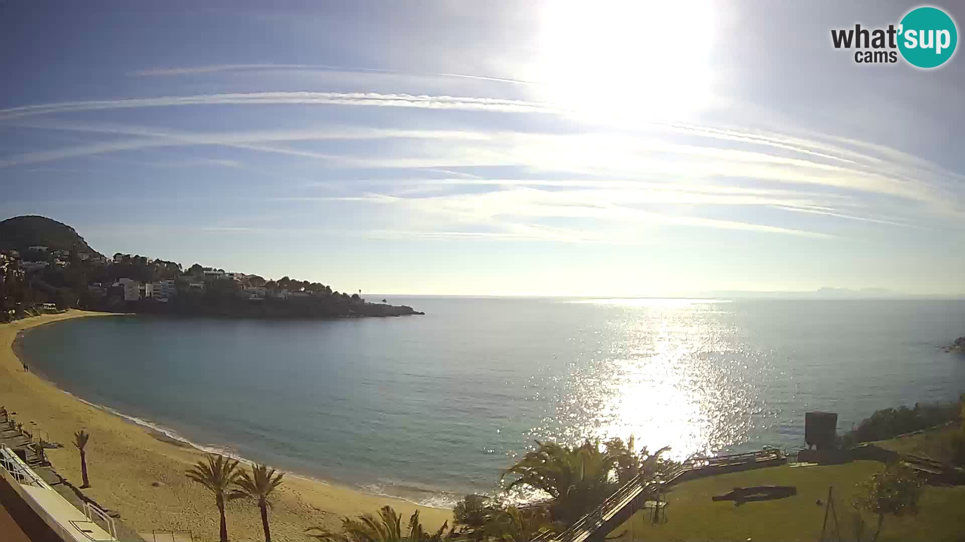 Platja de l’Almadrava beach Live Webcam Roses – Costa Brava – Spain