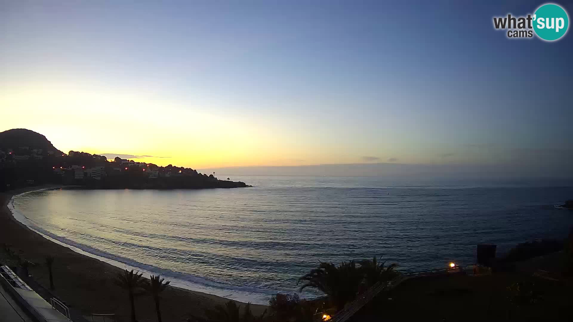 Playa de l’Almadrava camera en vivo Roses – Costa Brava – Espana