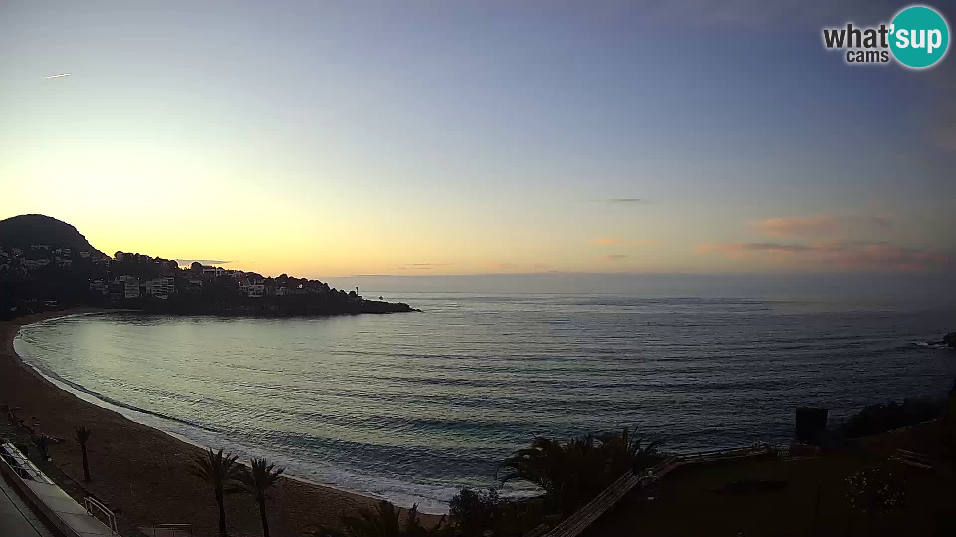 Playa de l’Almadrava camera en vivo Roses – Costa Brava – Espana