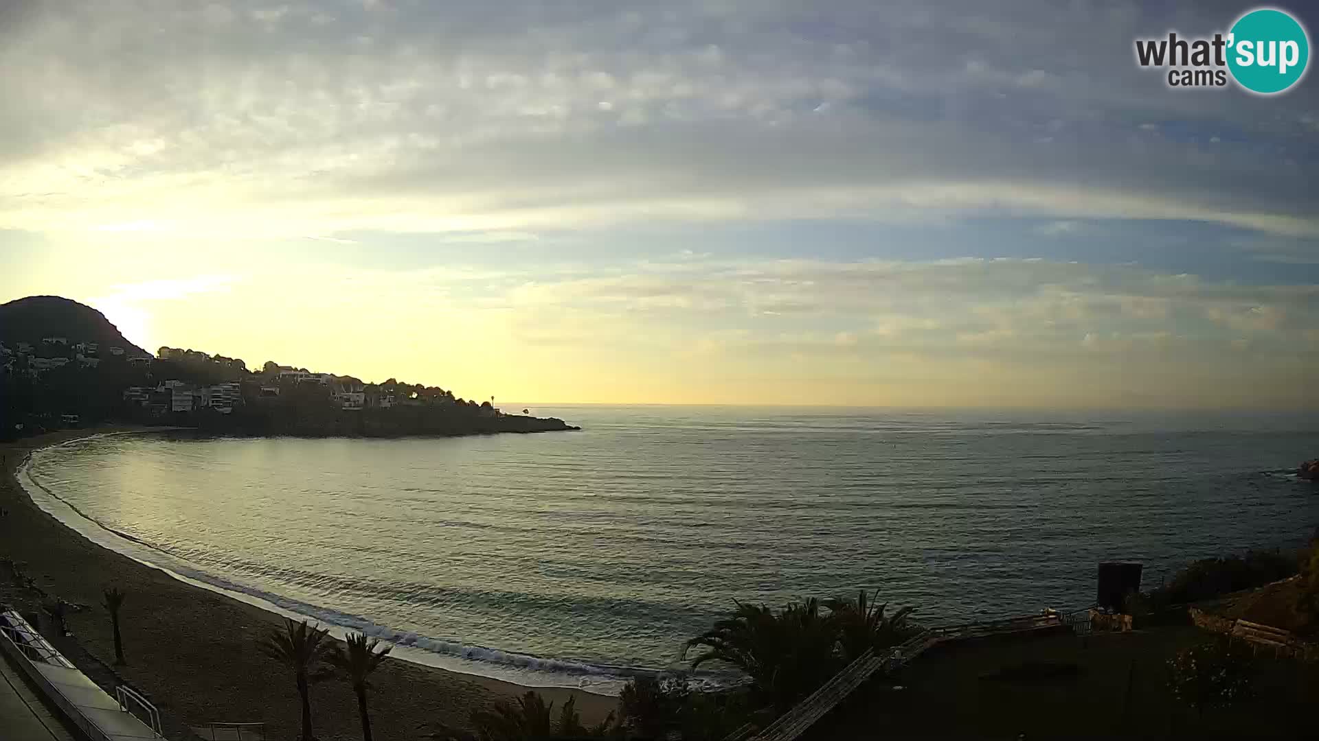 Plaža de l’Almadrava Spletna kamera Roses – Costa Brava – Španija