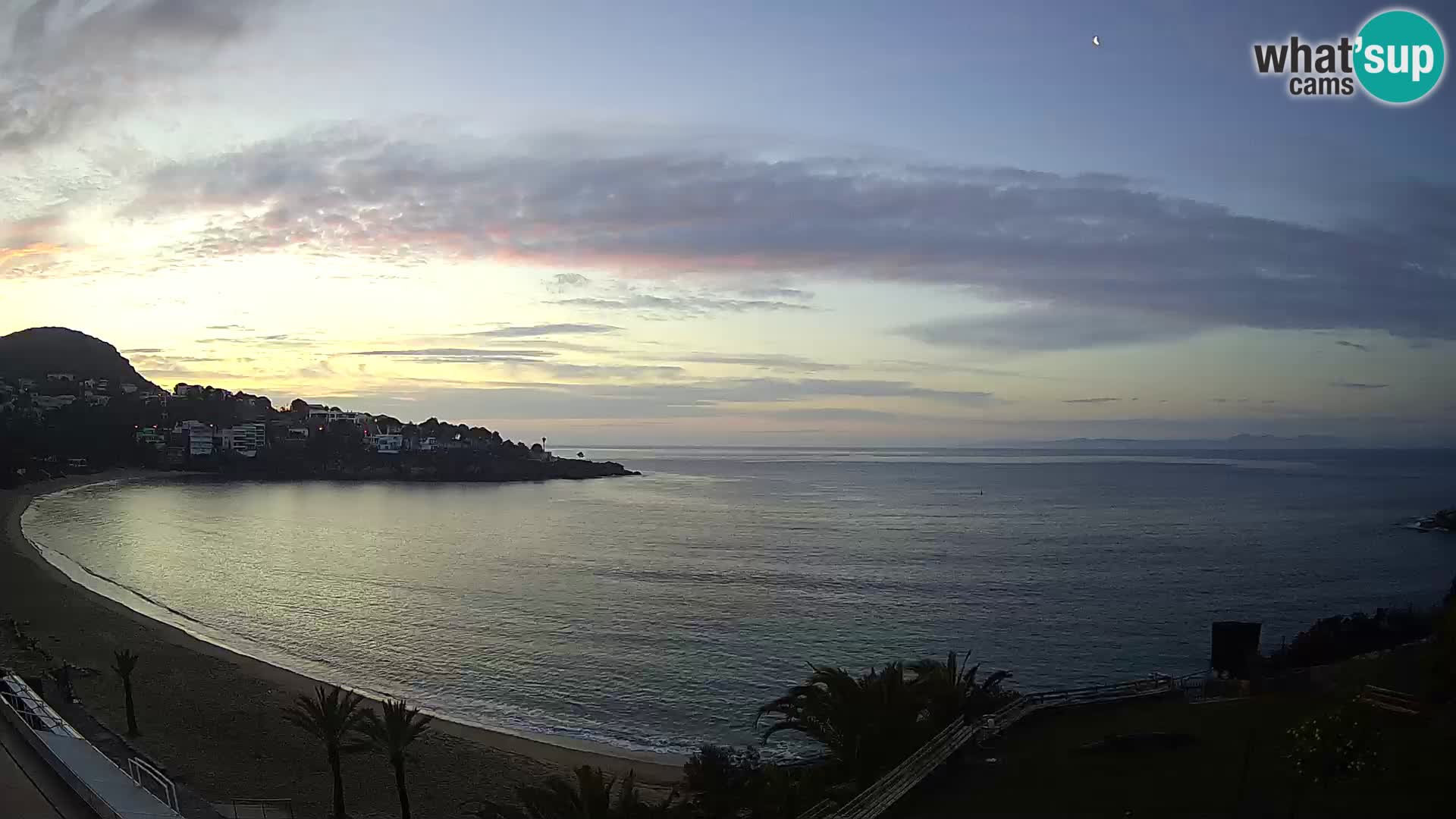 Playa de l’Almadrava camera en vivo Roses – Costa Brava – Espana