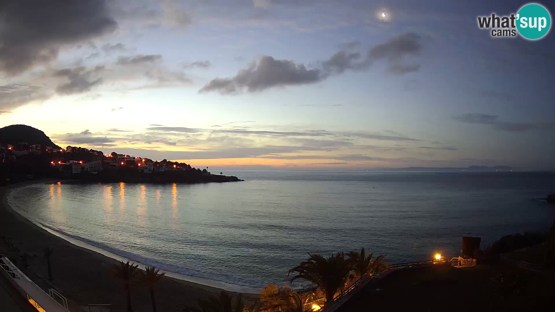 Plaža de l’Almadrava Spletna kamera Roses – Costa Brava – Španija