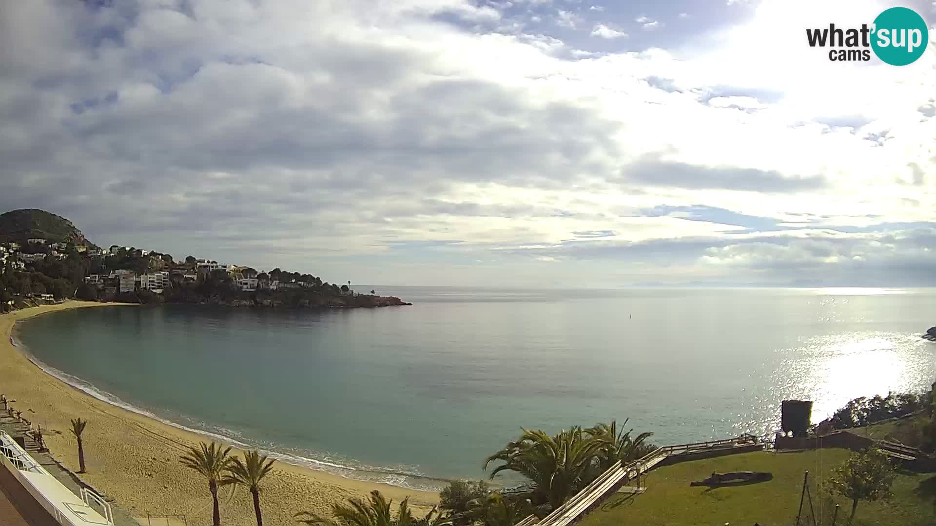 Plage de l’Almadrava Livecam Roses – Costa Brava – Espagne