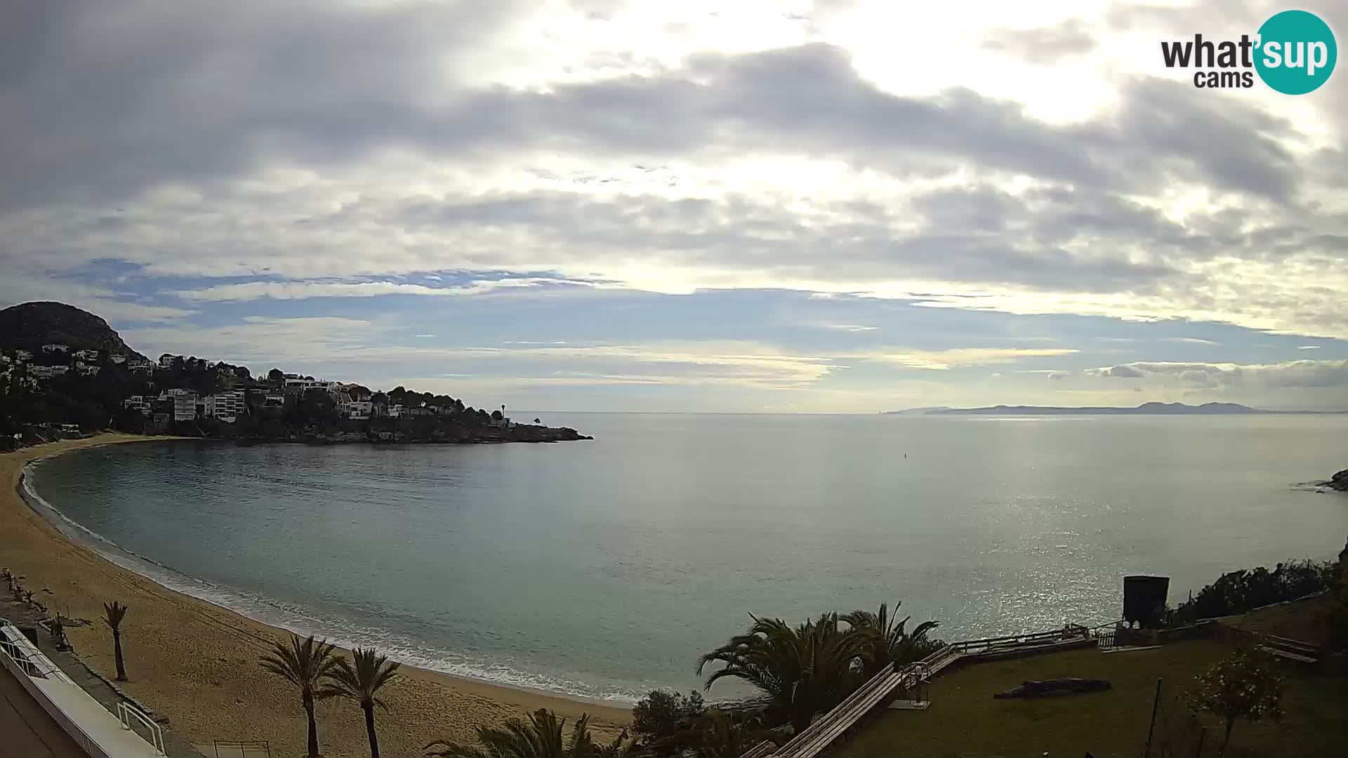 Plage de l’Almadrava Livecam Roses – Costa Brava – Espagne