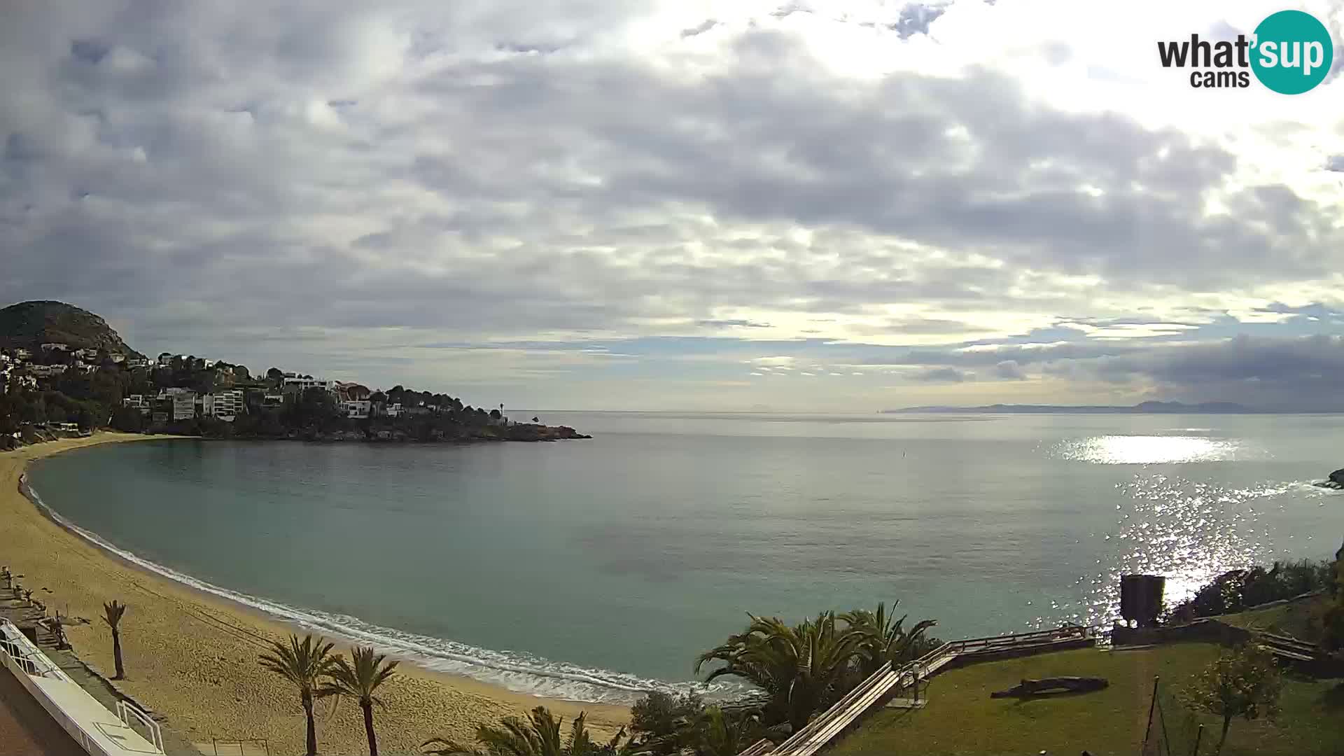 Plaža de l’Almadrava Spletna kamera Roses – Costa Brava – Španija