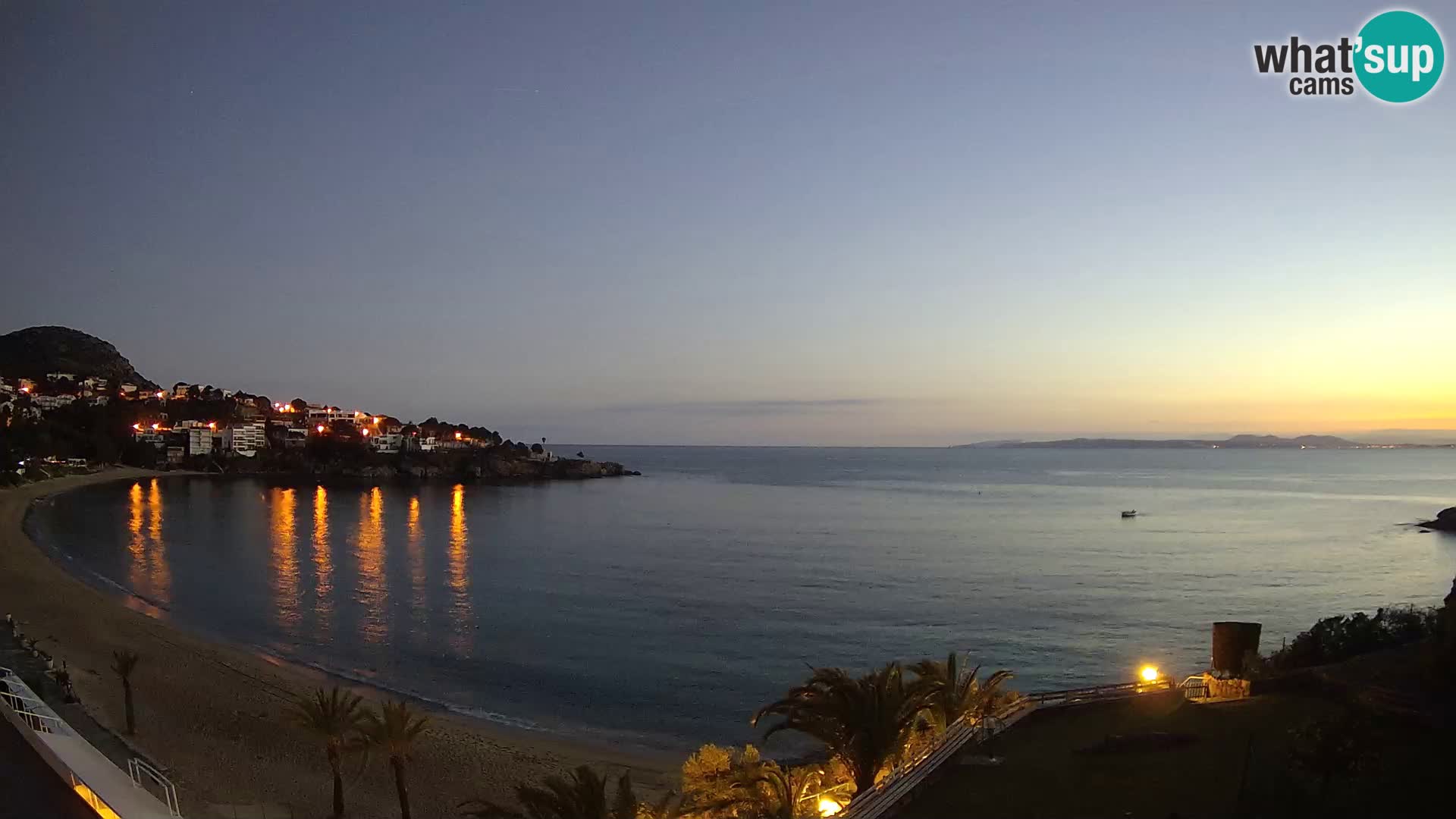 Platja de l’Almadrava beach Live Webcam Roses – Costa Brava – Spain