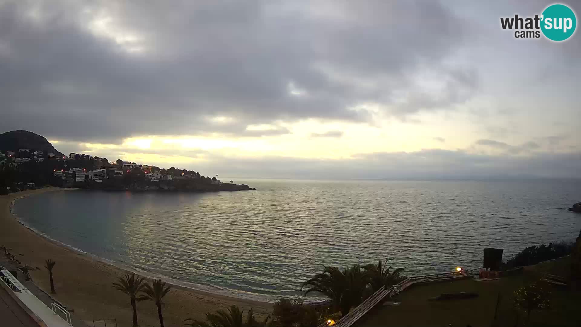 Platja de l’Almadrava Spiaggia Live Webcam Roses – Costa Brava – Spagna