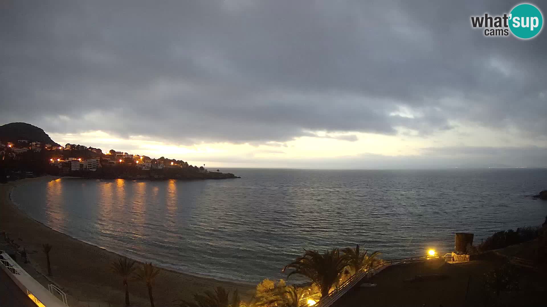 Playa de l’Almadrava camera en vivo Roses – Costa Brava – Espana