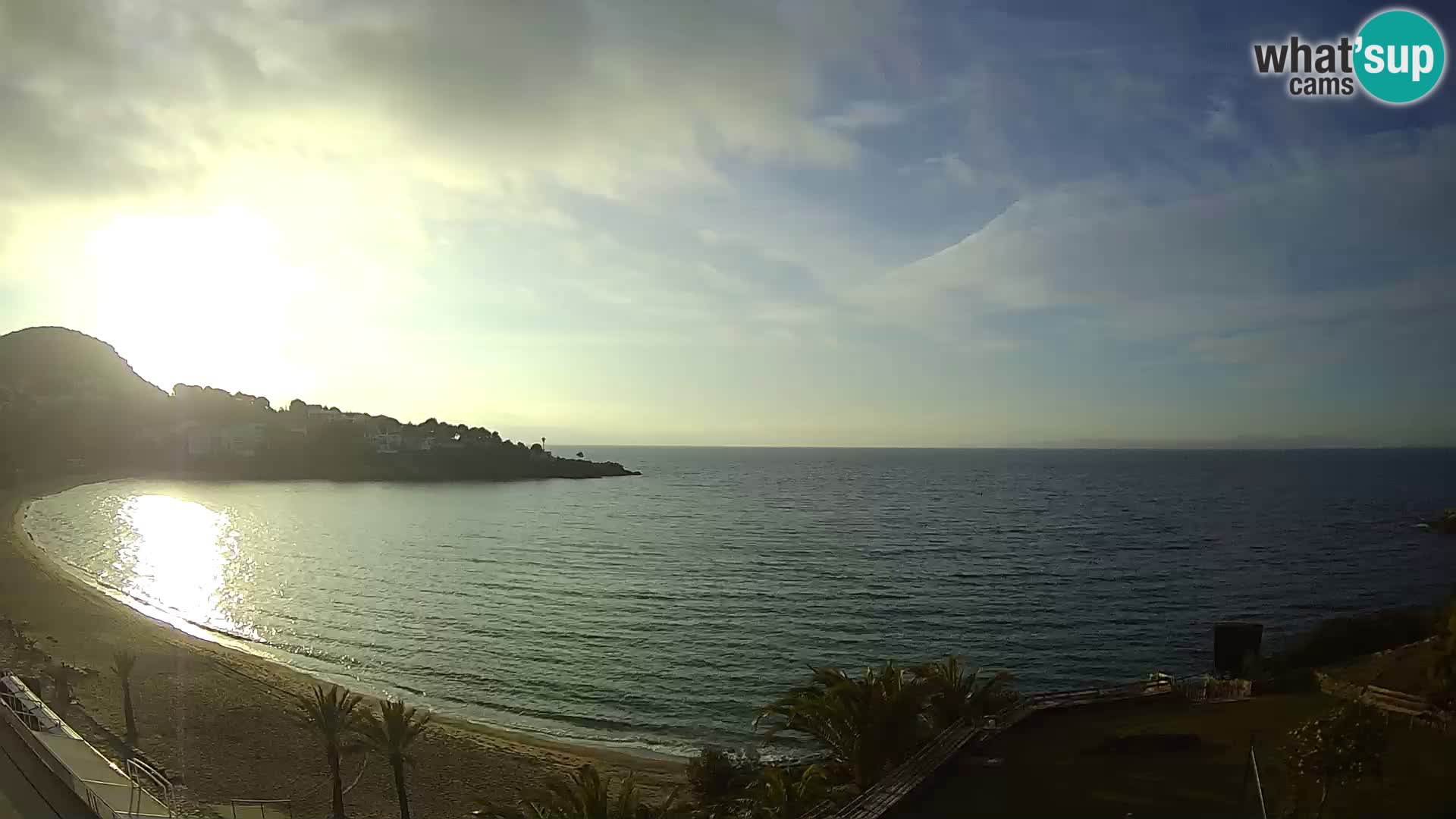 Playa de l’Almadrava camera en vivo Roses – Costa Brava – Espana