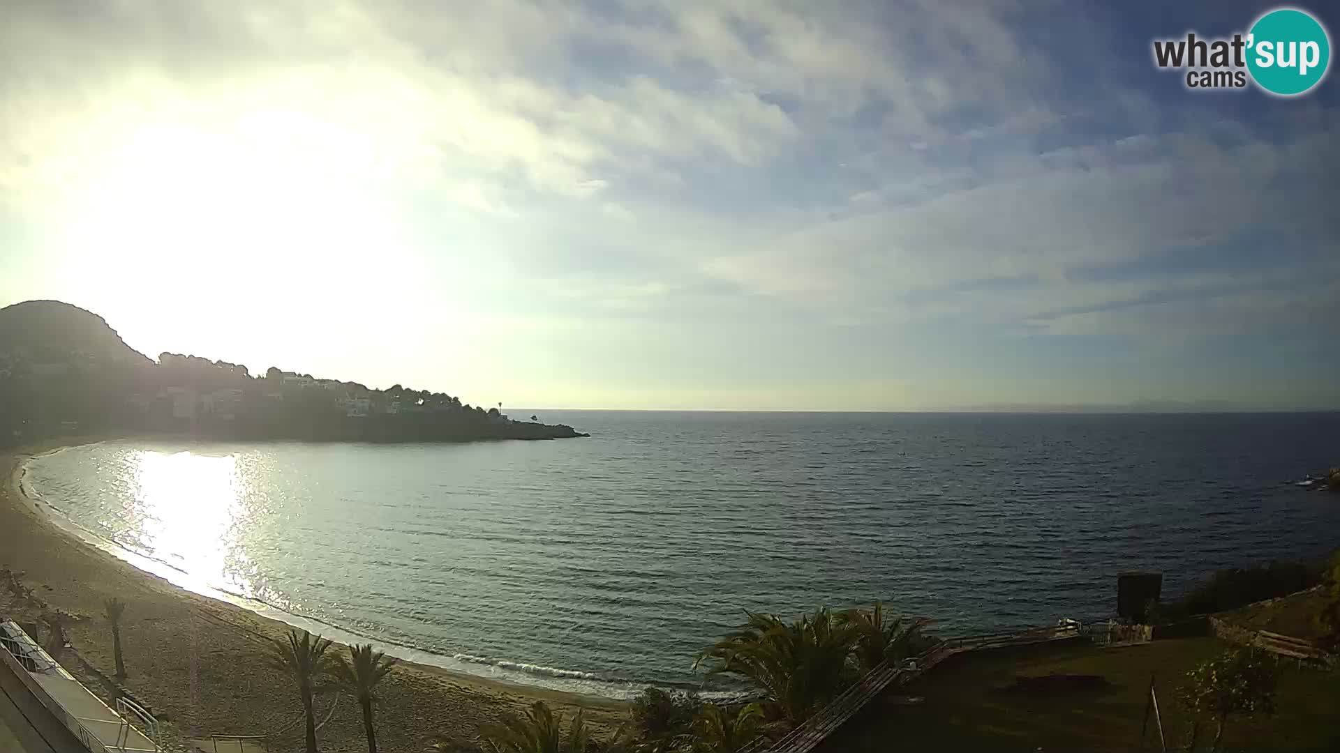 Platja de l’Almadrava beach Live Webcam Roses – Costa Brava – Spain