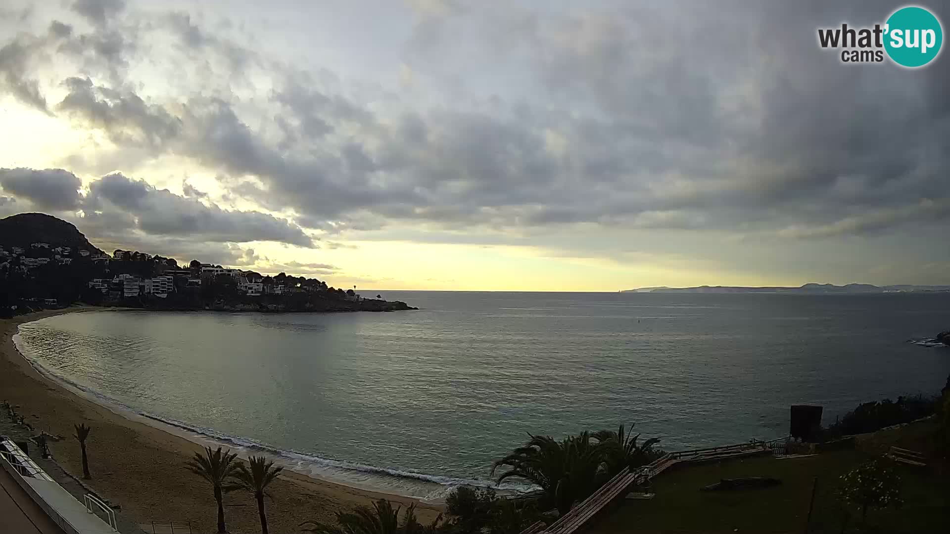 Platja de l’Almadrava Strand Webcam Roses – Costa Brava – Spanien