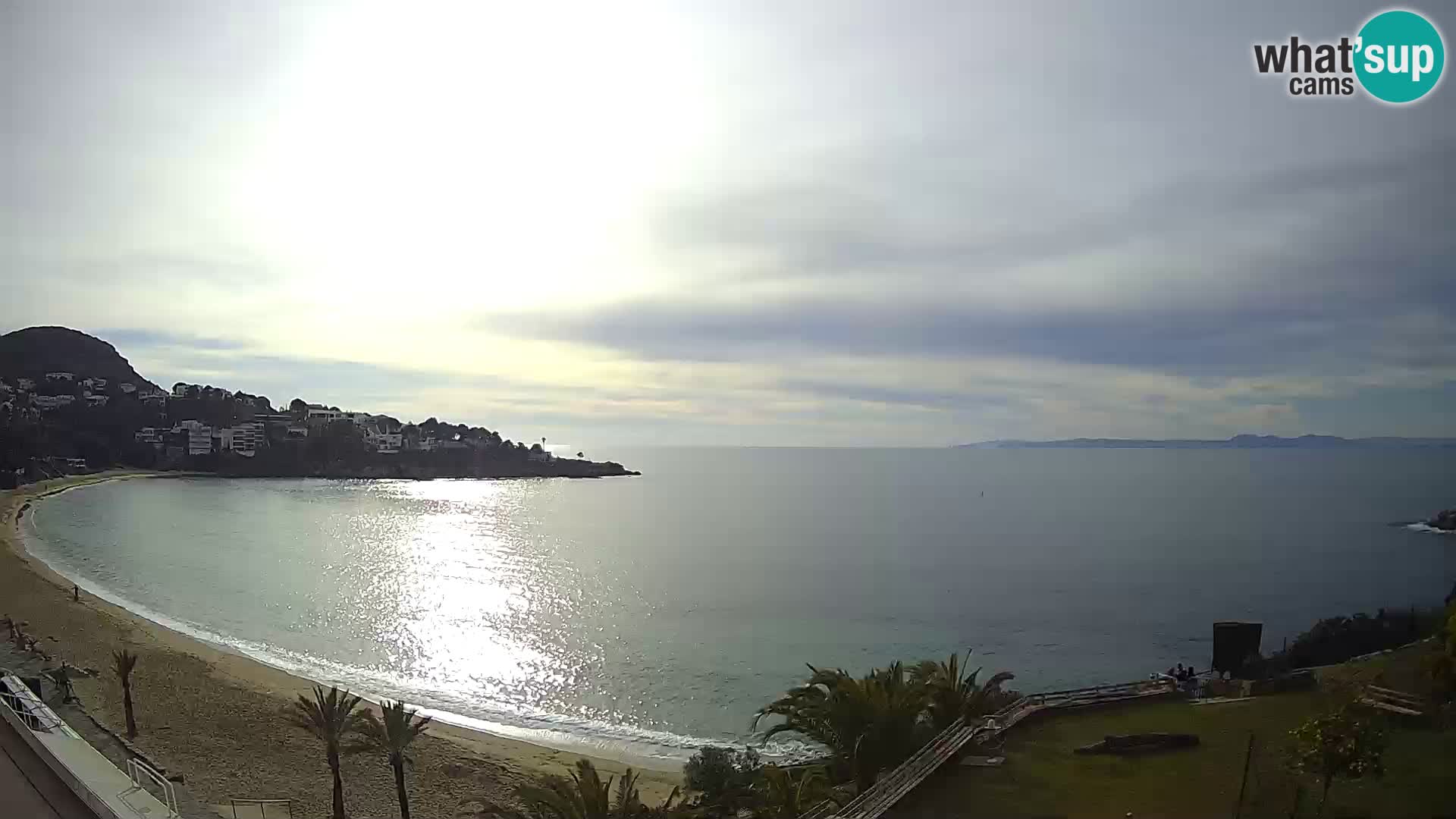 Playa de l’Almadrava camera en vivo Roses – Costa Brava – Espana