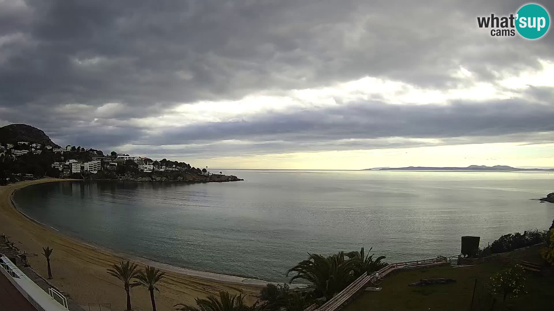 Platja de l’Almadrava Strand Webcam Roses – Costa Brava – Spanien