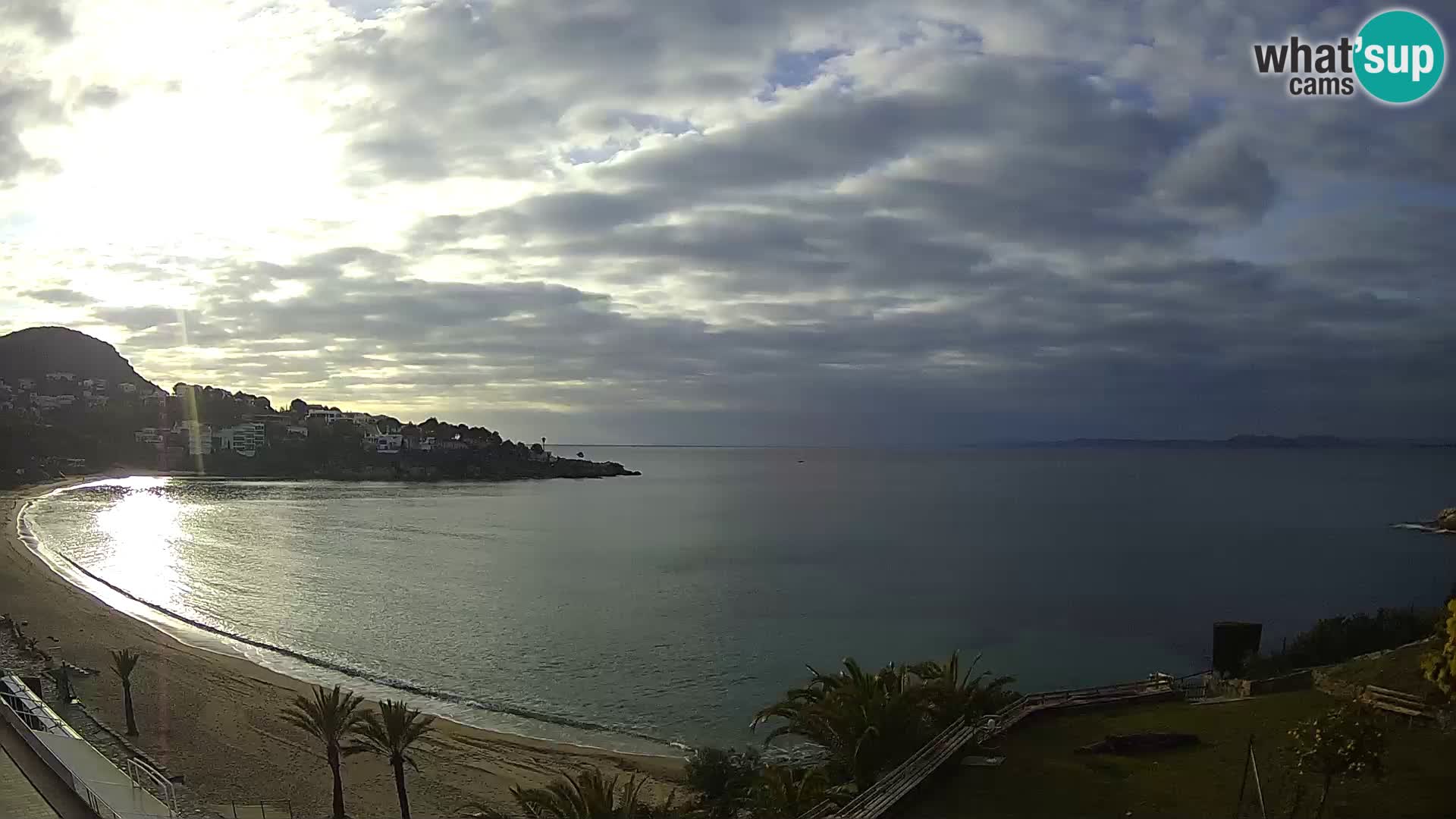 Plaža de l’Almadrava Spletna kamera Roses – Costa Brava – Španija