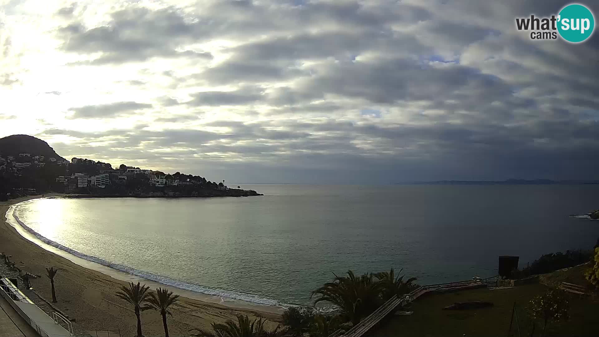 Platja de l’Almadrava Strand Webcam Roses – Costa Brava – Spanien