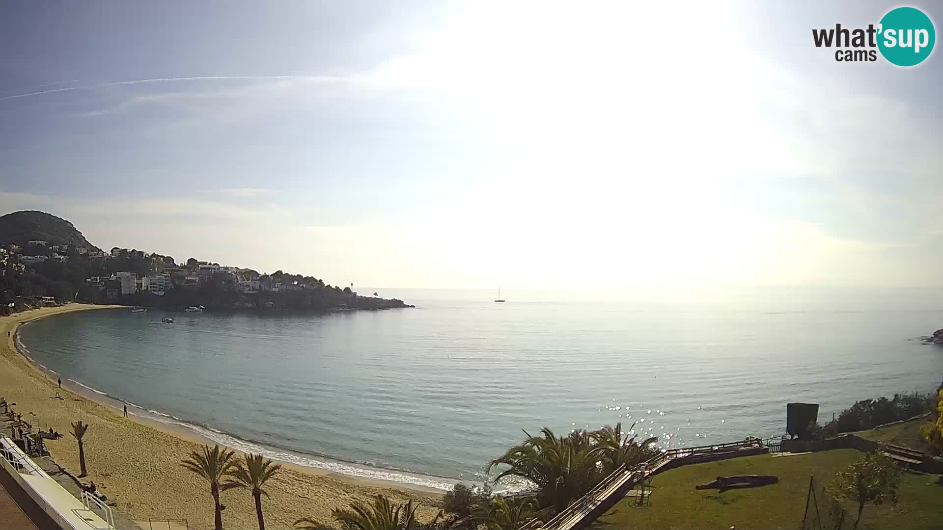 Plage de l’Almadrava Livecam Roses – Costa Brava – Espagne