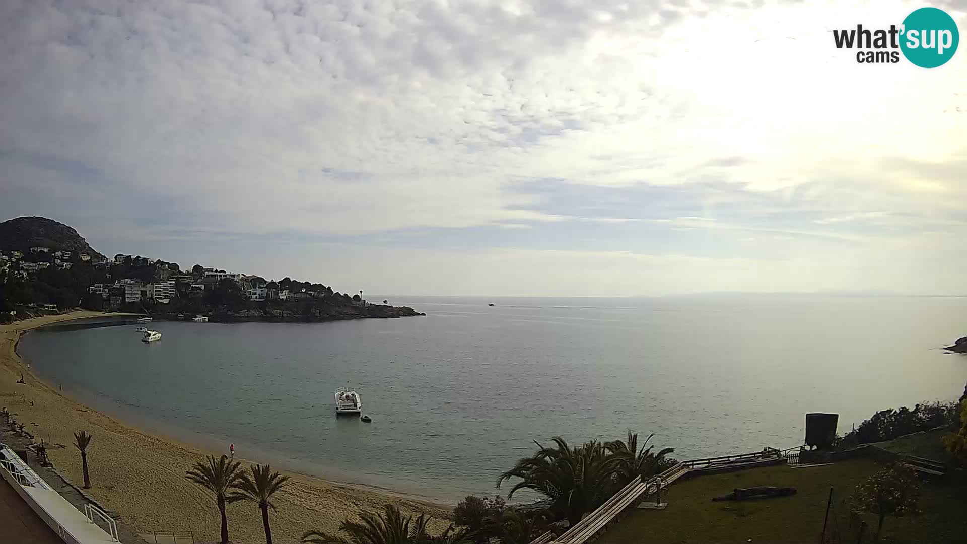 Plage de l’Almadrava Livecam Roses – Costa Brava – Espagne