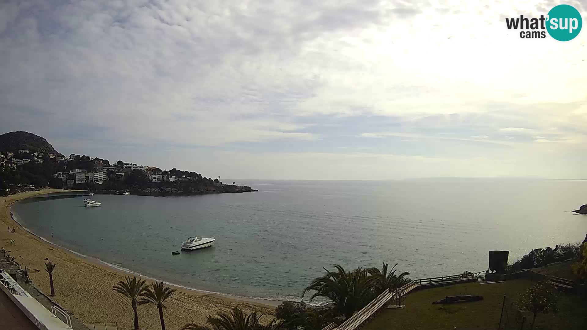 Plage de l’Almadrava Livecam Roses – Costa Brava – Espagne