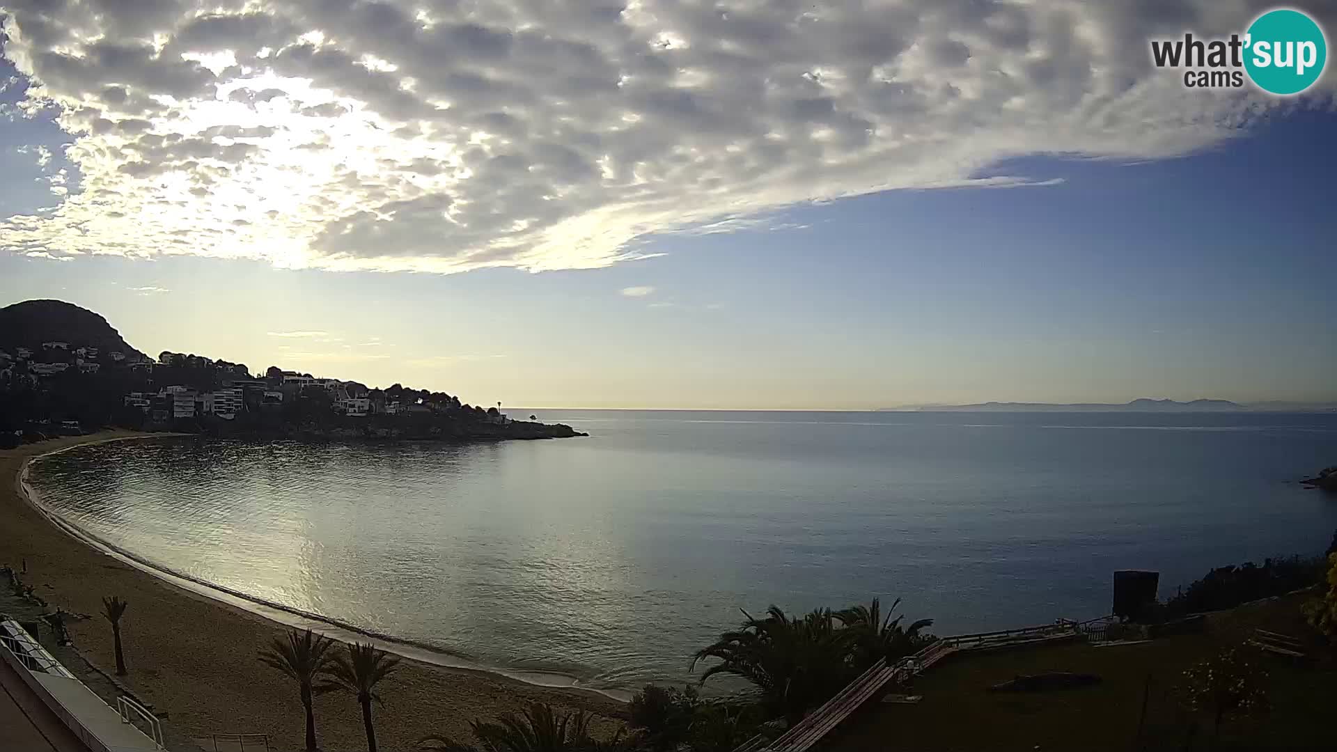 Platja de l’Almadrava Spiaggia Live Webcam Roses – Costa Brava – Spagna