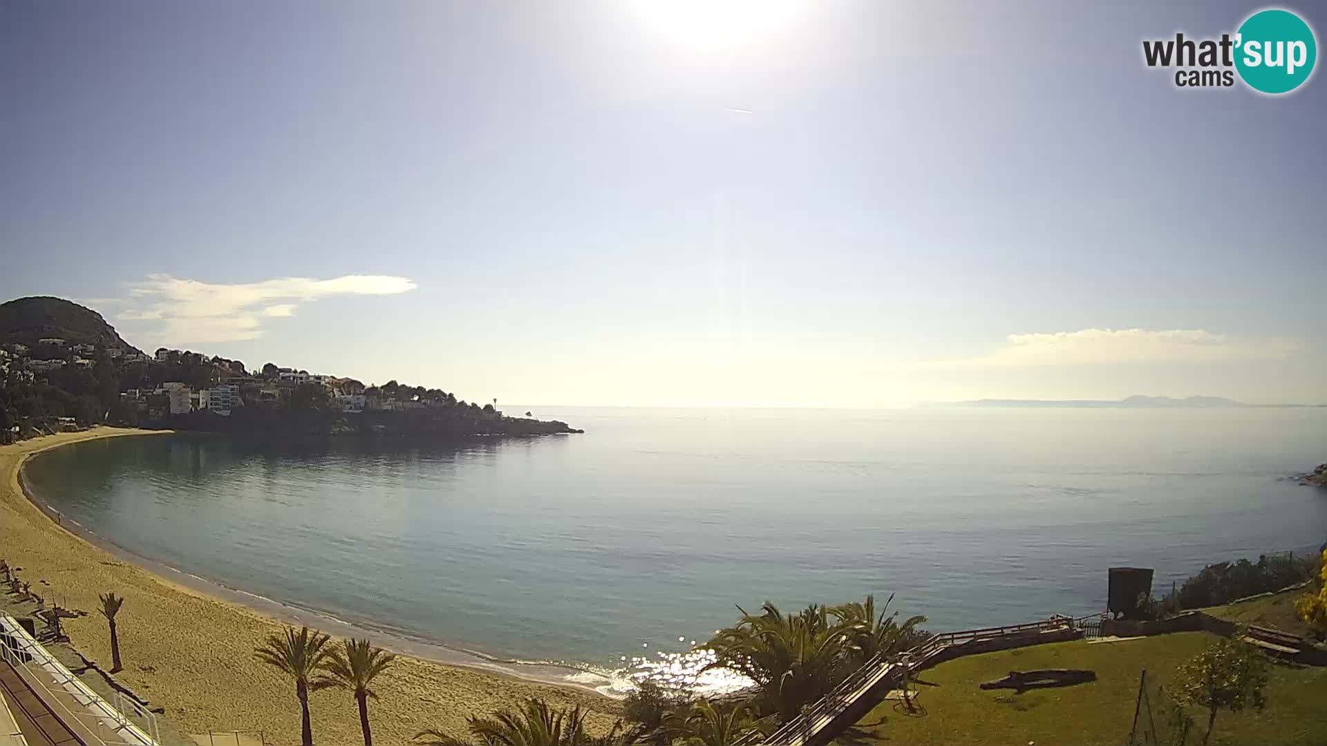 Plage de l’Almadrava Livecam Roses – Costa Brava – Espagne