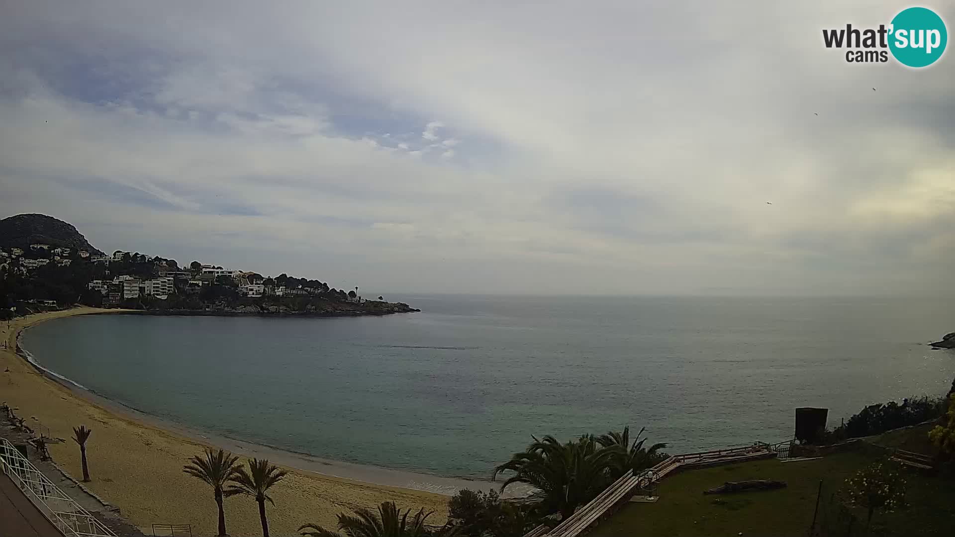 Playa de l’Almadrava camera en vivo Roses – Costa Brava – Espana