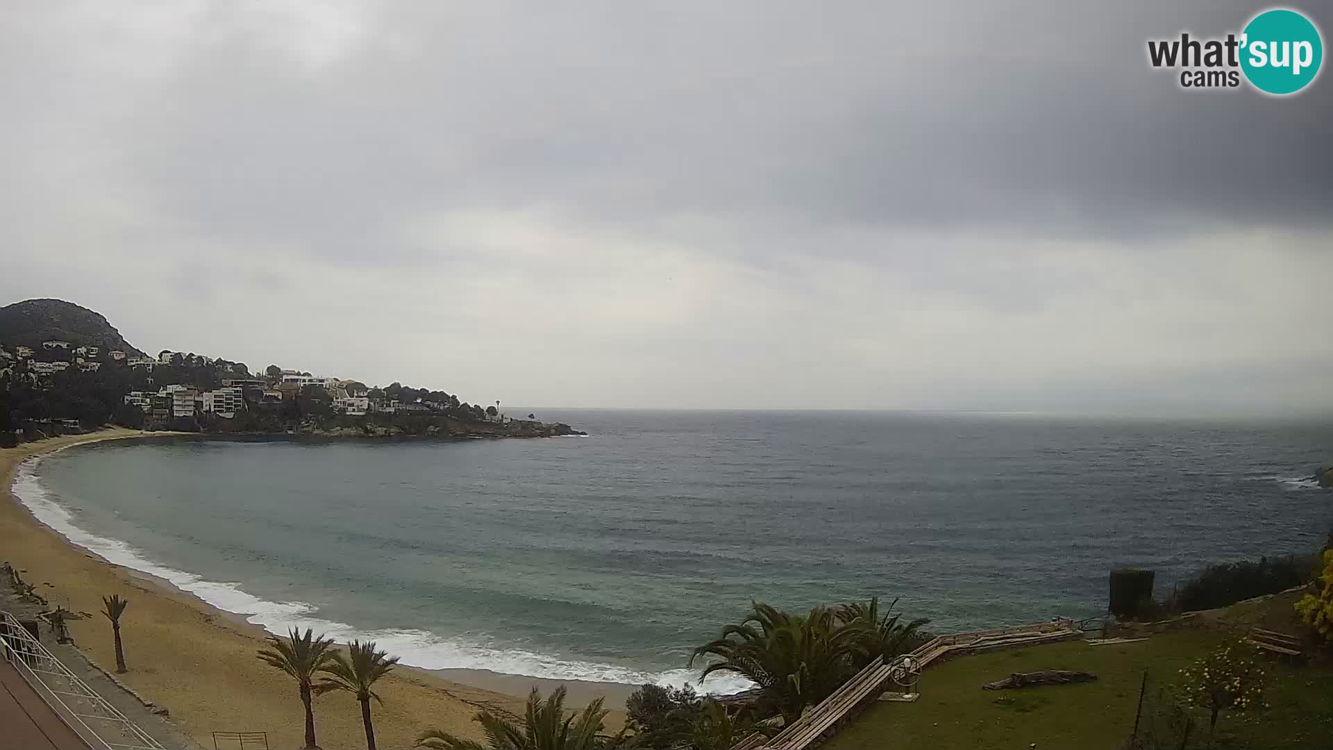 Playa de l’Almadrava camera en vivo Roses – Costa Brava – Espana