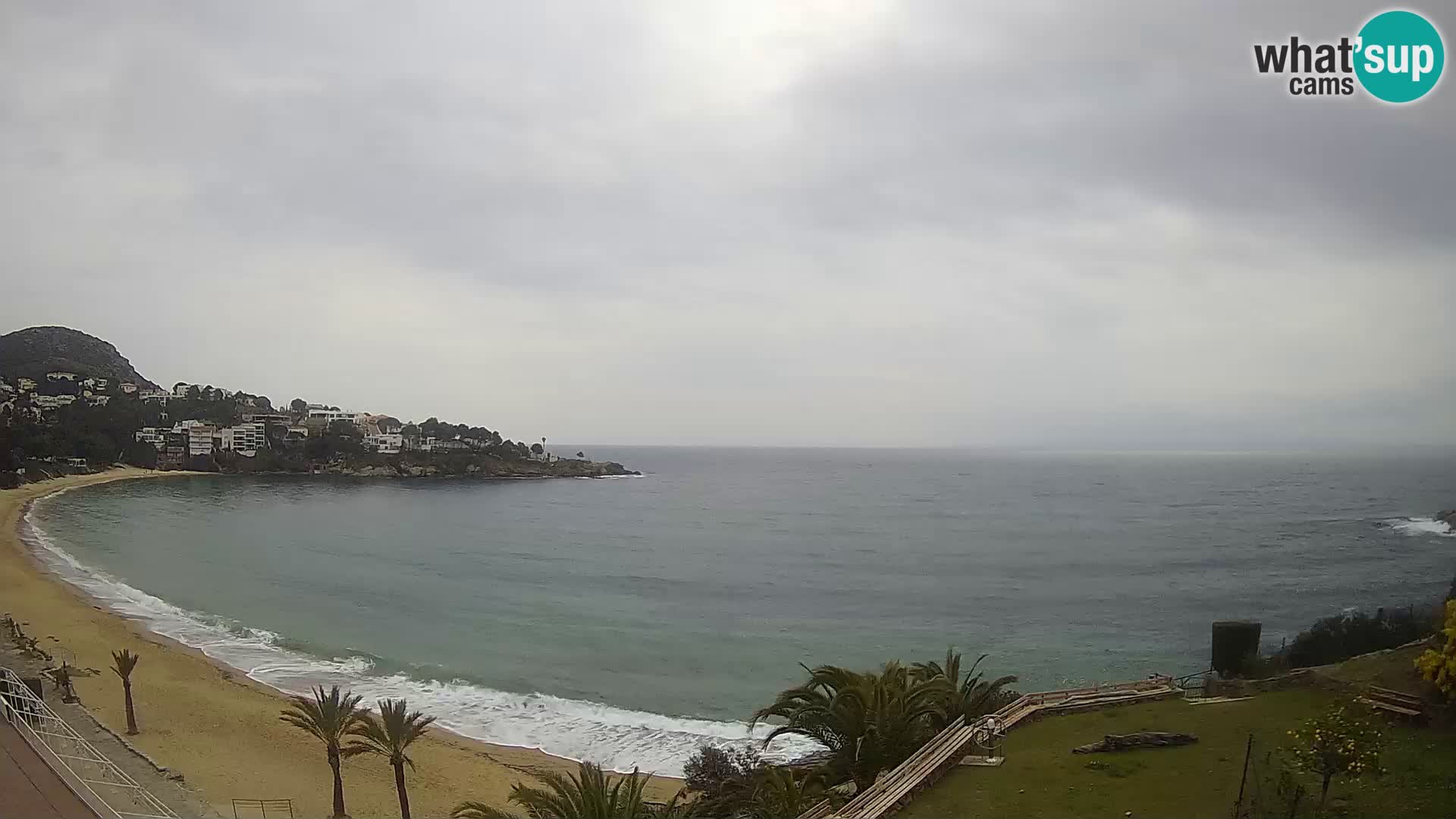 Playa de l’Almadrava camera en vivo Roses – Costa Brava – Espana