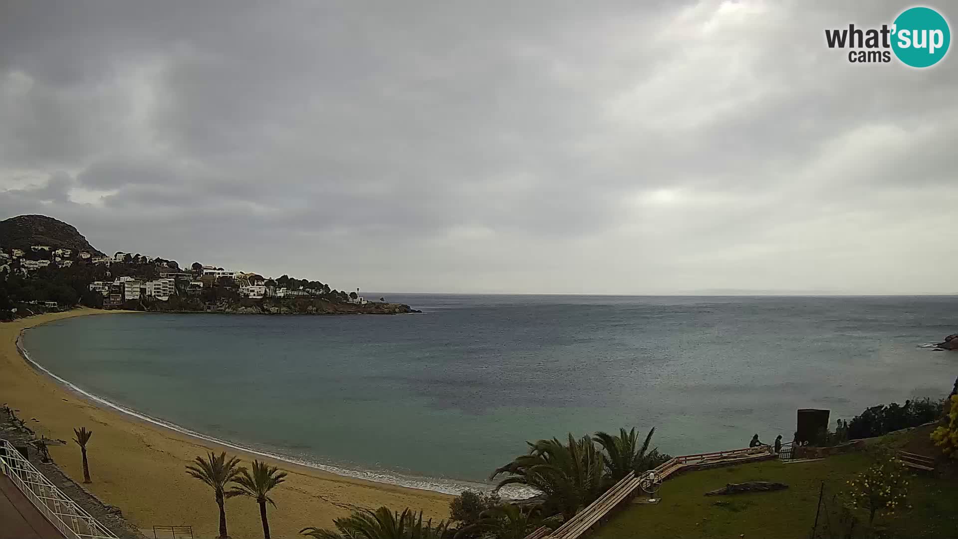 Plaža de l’Almadrava Spletna kamera Roses – Costa Brava – Španija