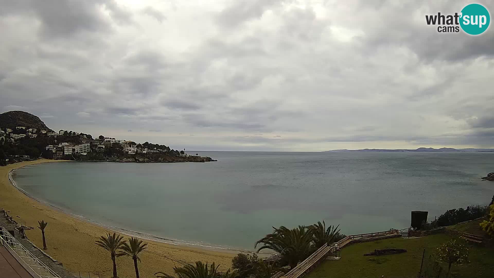 Plaža de l’Almadrava Spletna kamera Roses – Costa Brava – Španija