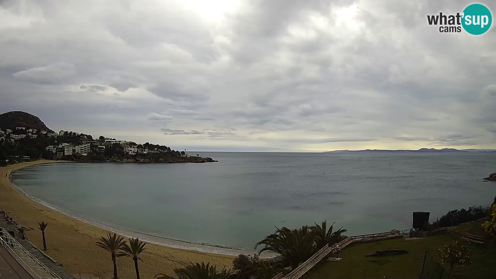 Plaža de l’Almadrava Spletna kamera Roses – Costa Brava – Španija