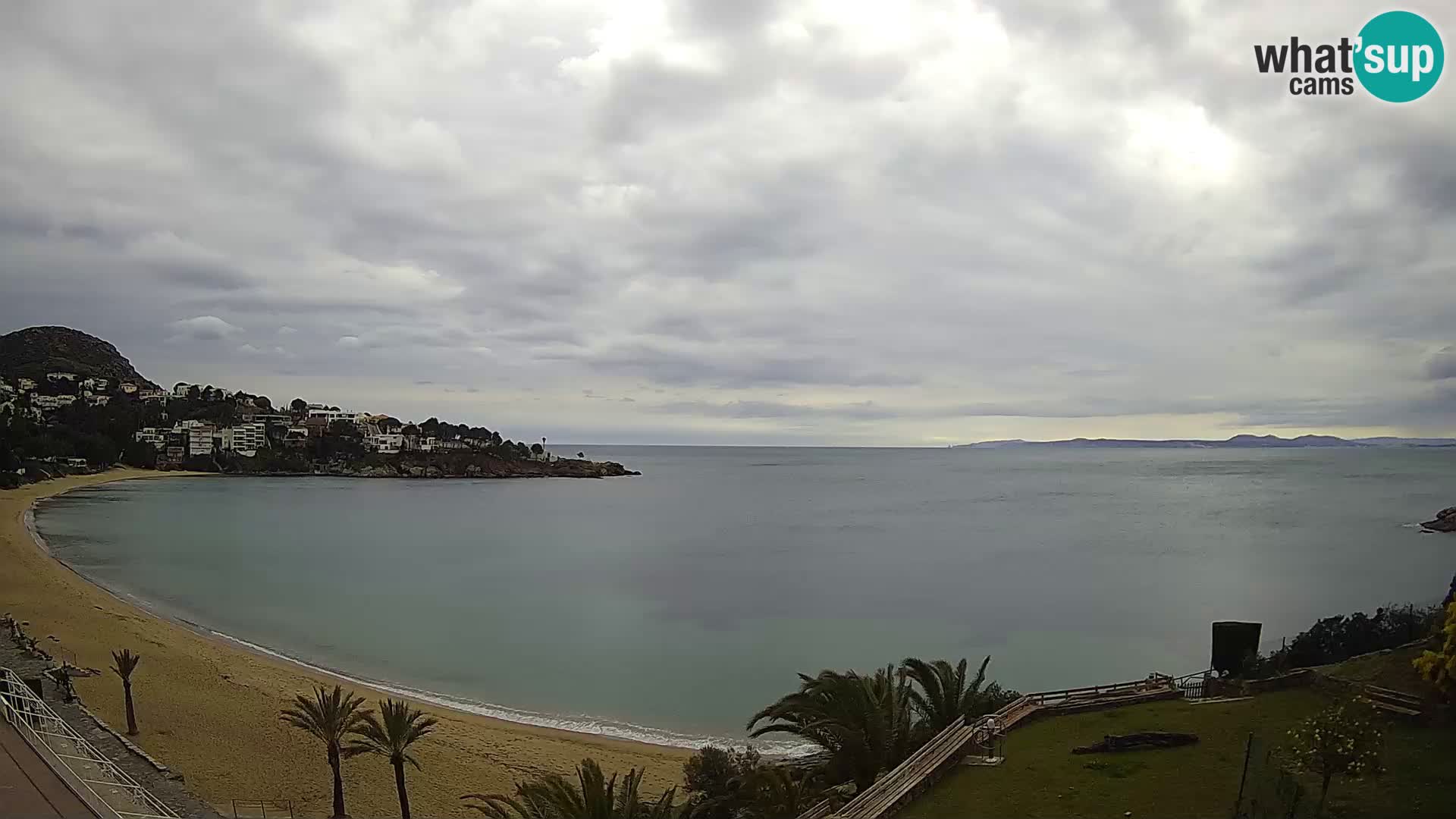 Plage de l’Almadrava Livecam Roses – Costa Brava – Espagne