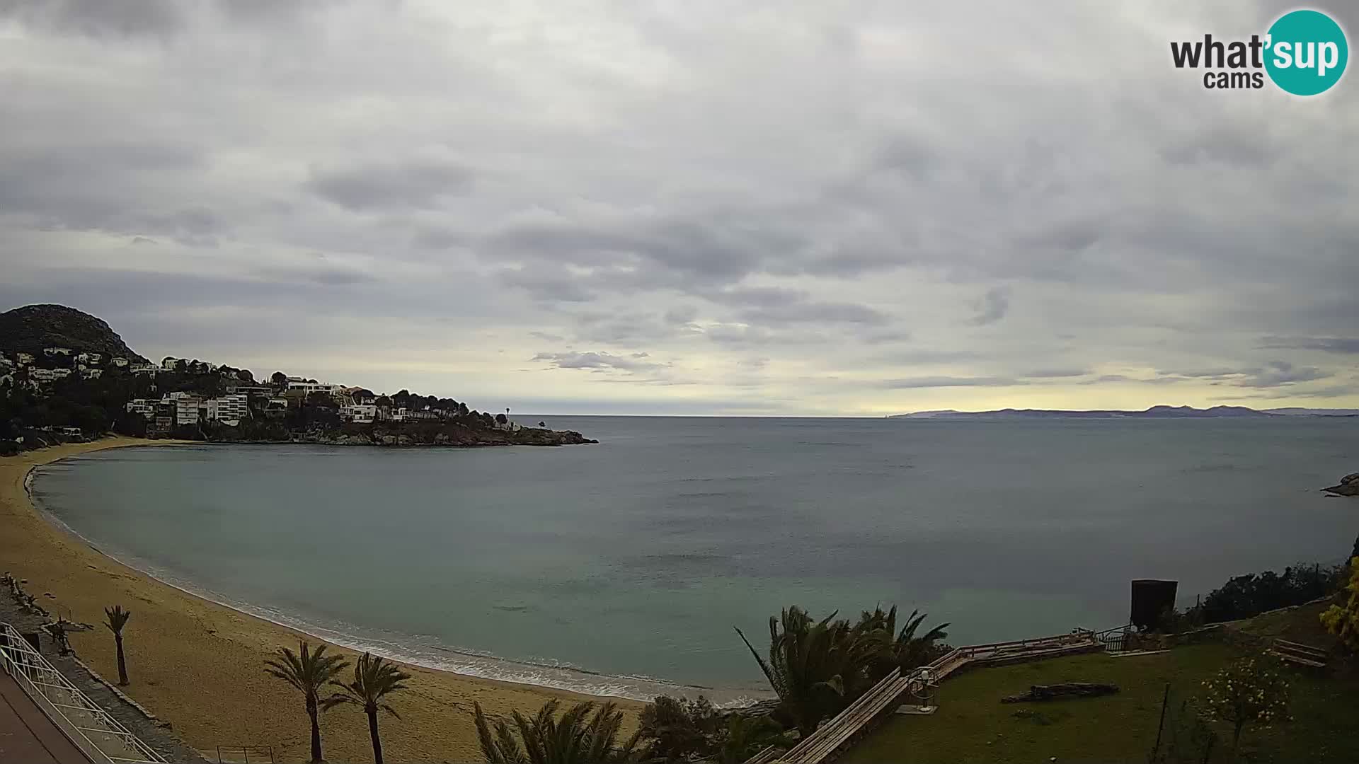 Playa de l’Almadrava camera en vivo Roses – Costa Brava – Espana