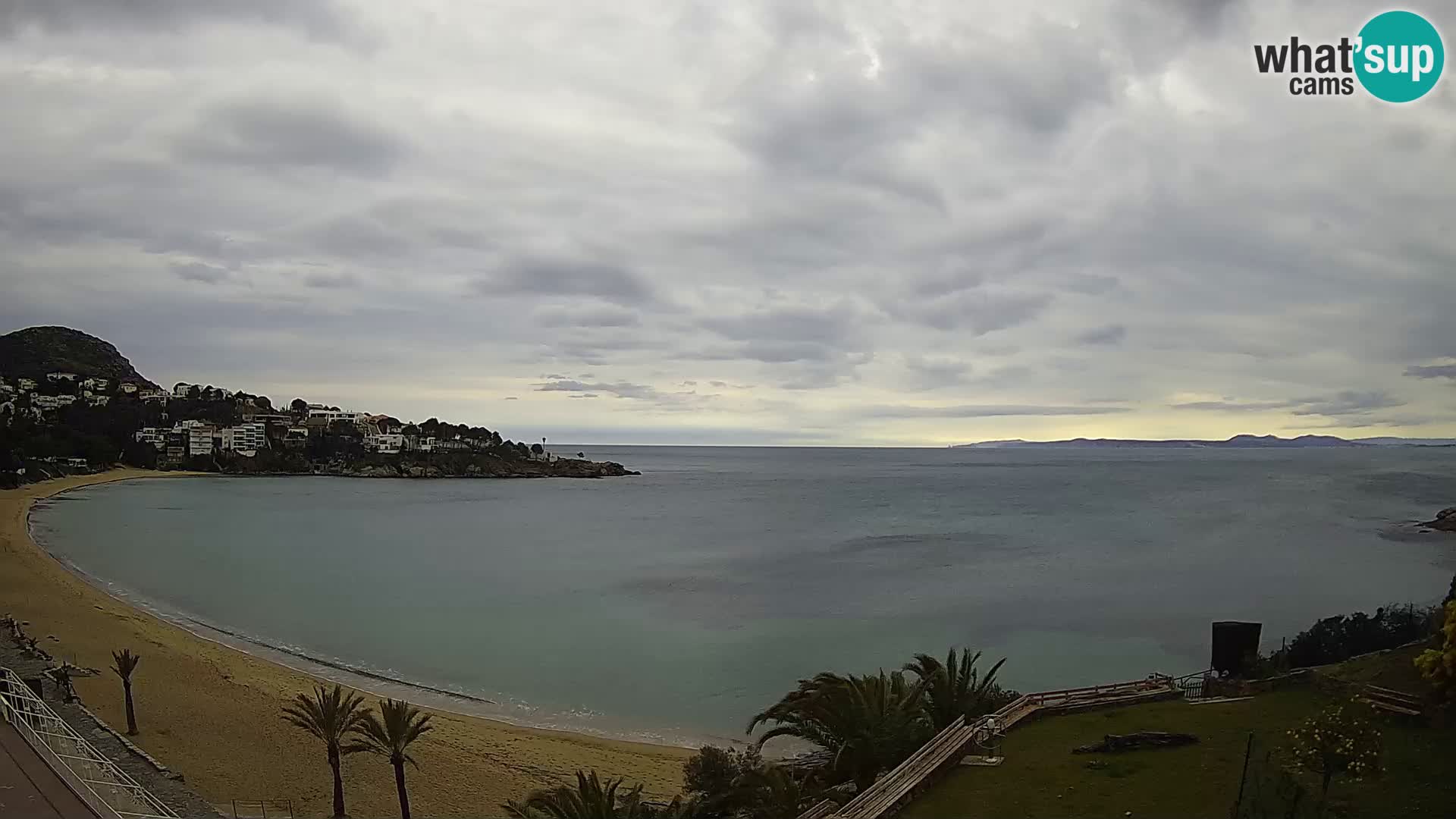 Platja de l’Almadrava Strand Webcam Roses – Costa Brava – Spanien