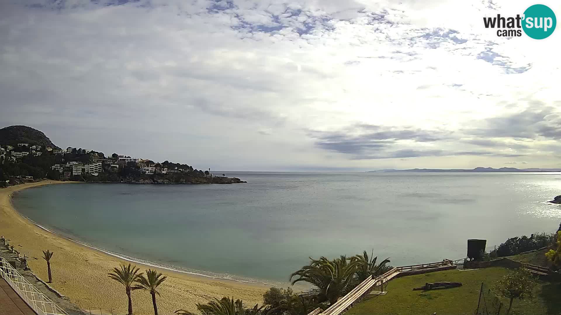 Playa de l’Almadrava camera en vivo Roses – Costa Brava – Espana