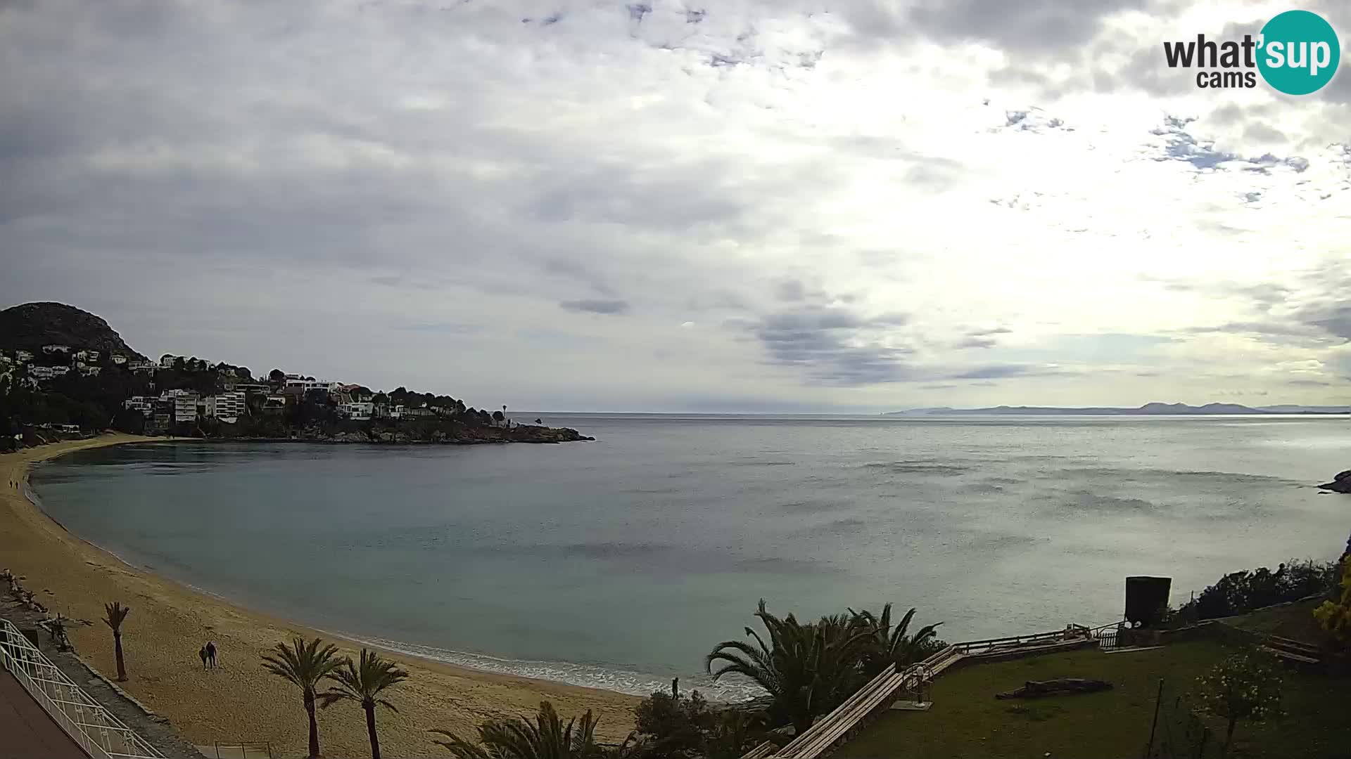 Plaža de l’Almadrava Spletna kamera Roses – Costa Brava – Španija