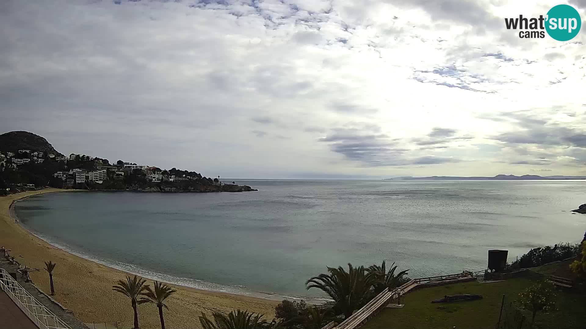 Playa de l’Almadrava camera en vivo Roses – Costa Brava – Espana