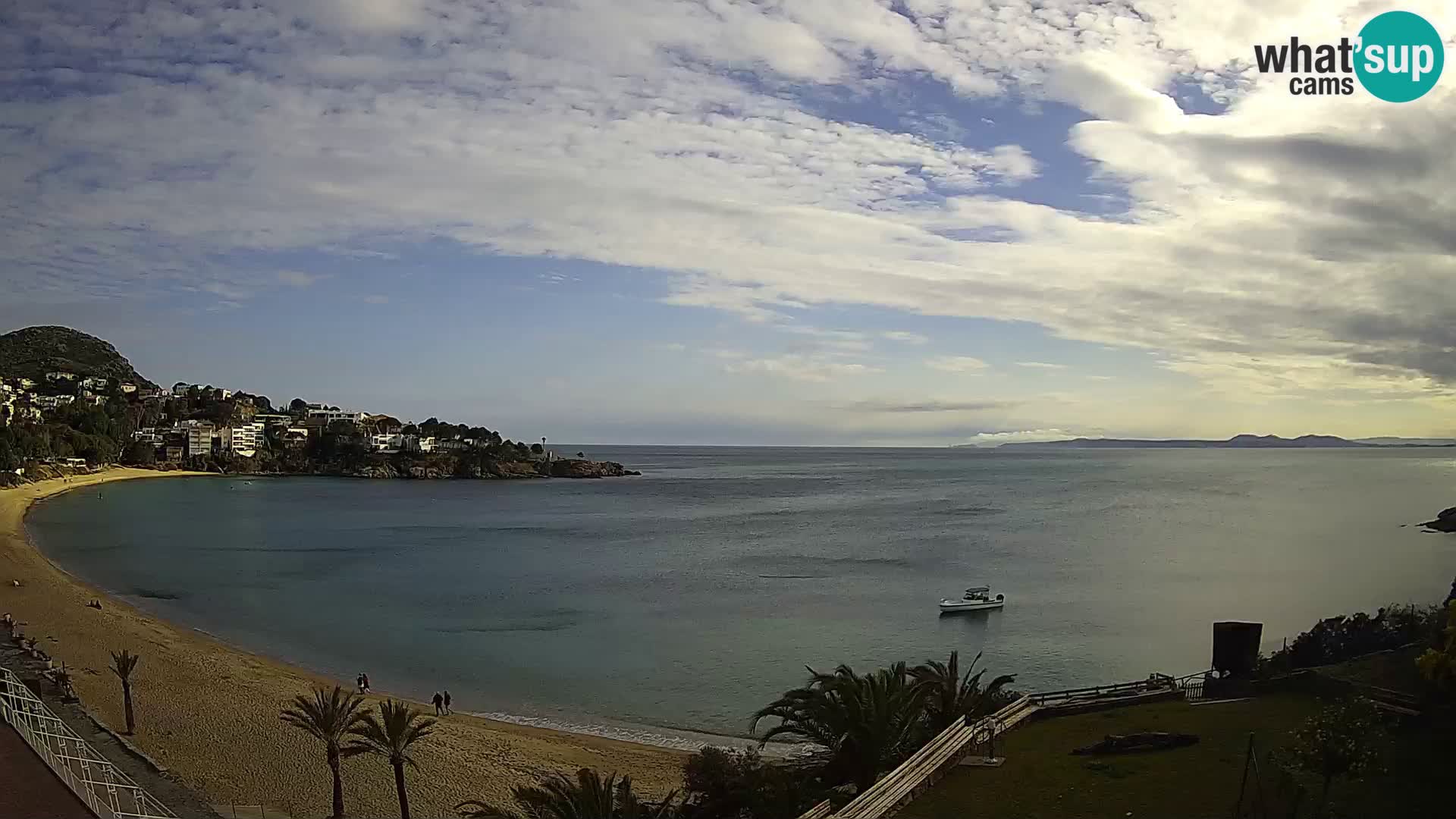 Playa de l’Almadrava camera en vivo Roses – Costa Brava – Espana