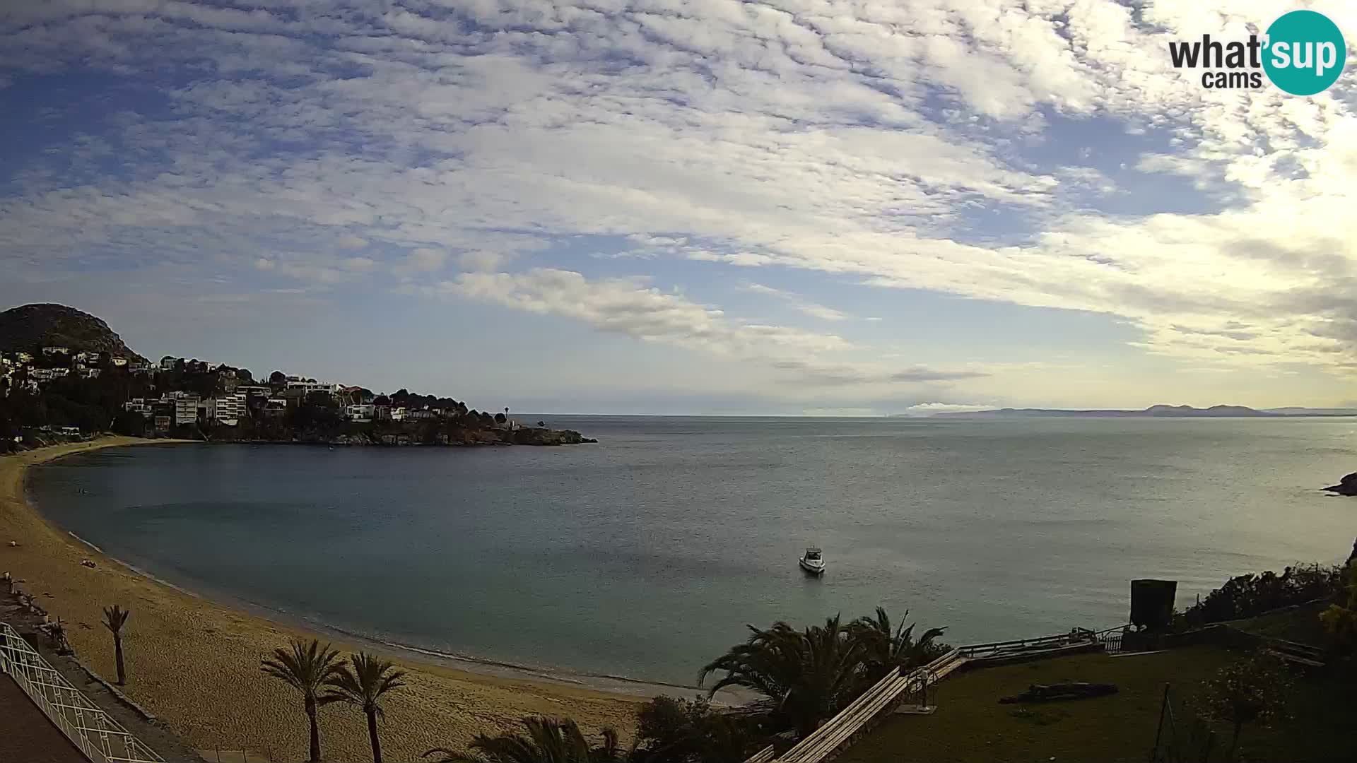 Playa de l’Almadrava camera en vivo Roses – Costa Brava – Espana