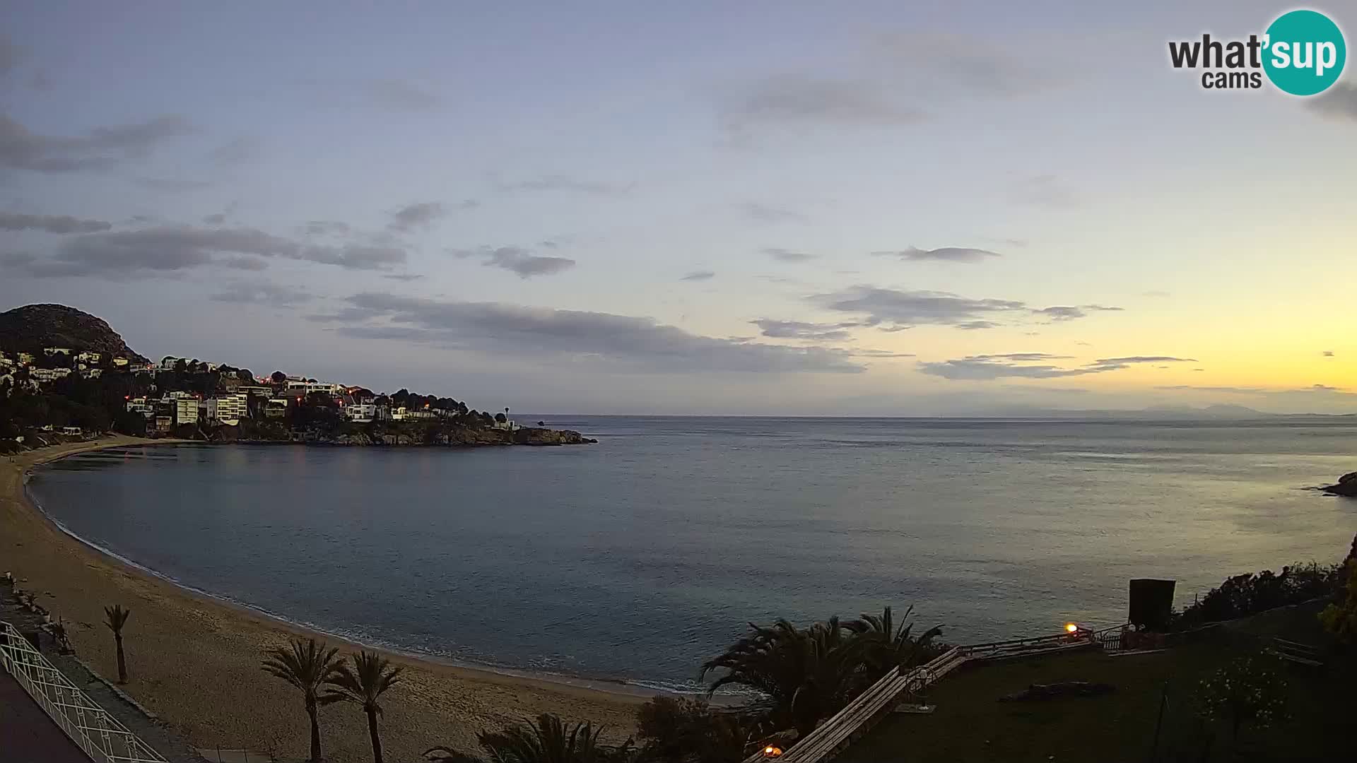 Plaža de l’Almadrava Spletna kamera Roses – Costa Brava – Španija