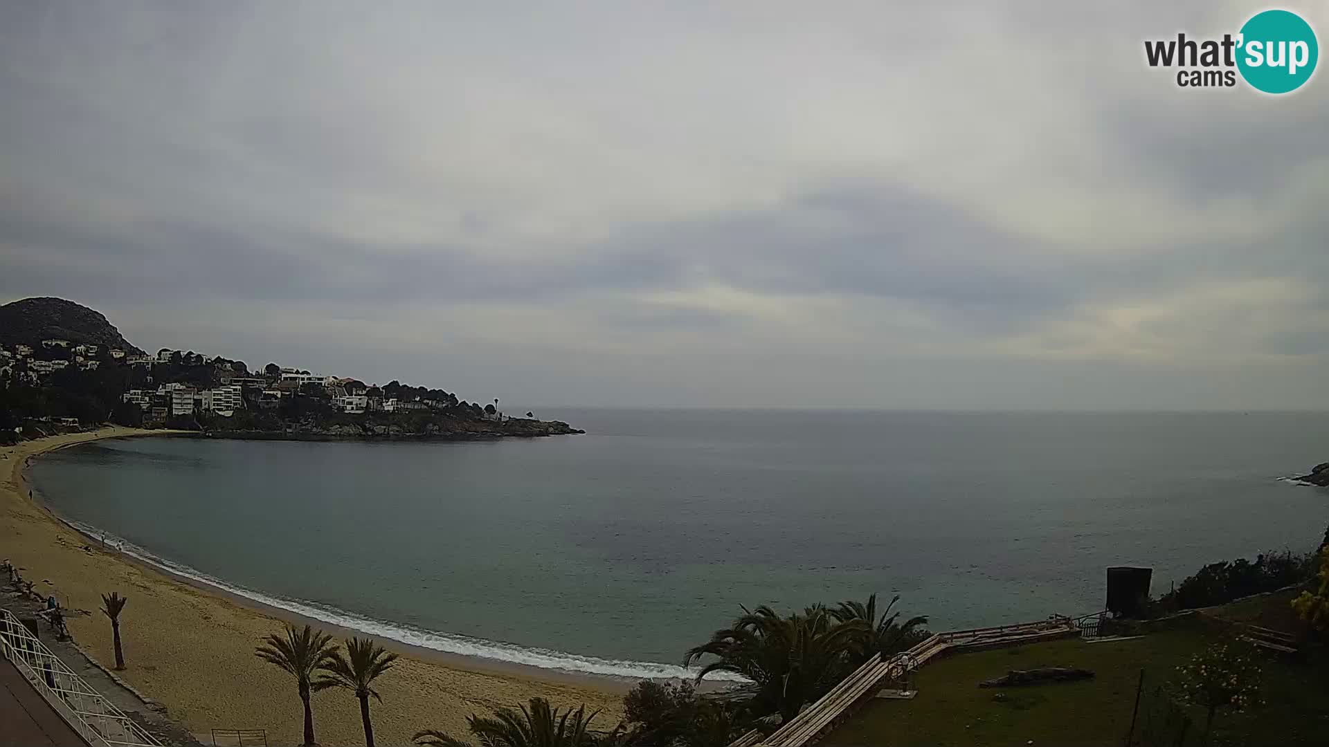 Playa de l’Almadrava camera en vivo Roses – Costa Brava – Espana