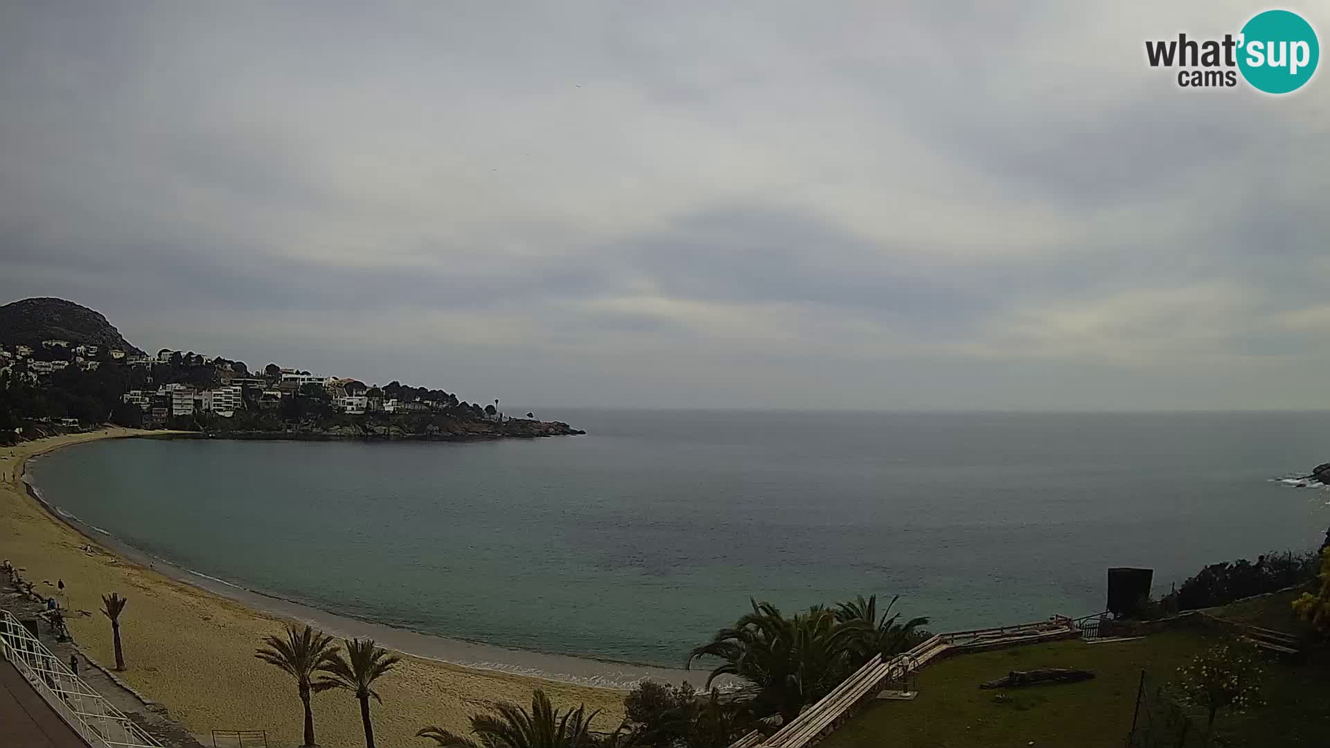 Platja de l’Almadrava Strand Webcam Roses – Costa Brava – Spanien