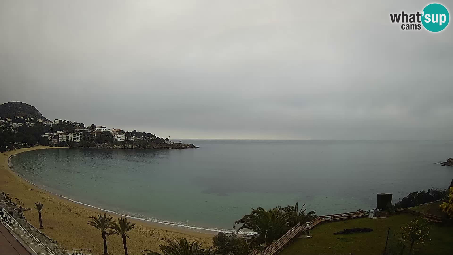 Platja de l’Almadrava Strand Webcam Roses – Costa Brava – Spanien