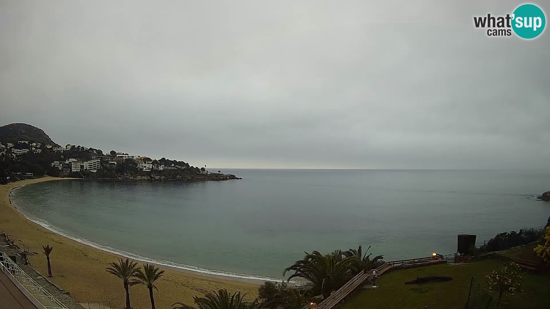 Plaža de l’Almadrava Spletna kamera Roses – Costa Brava – Španija