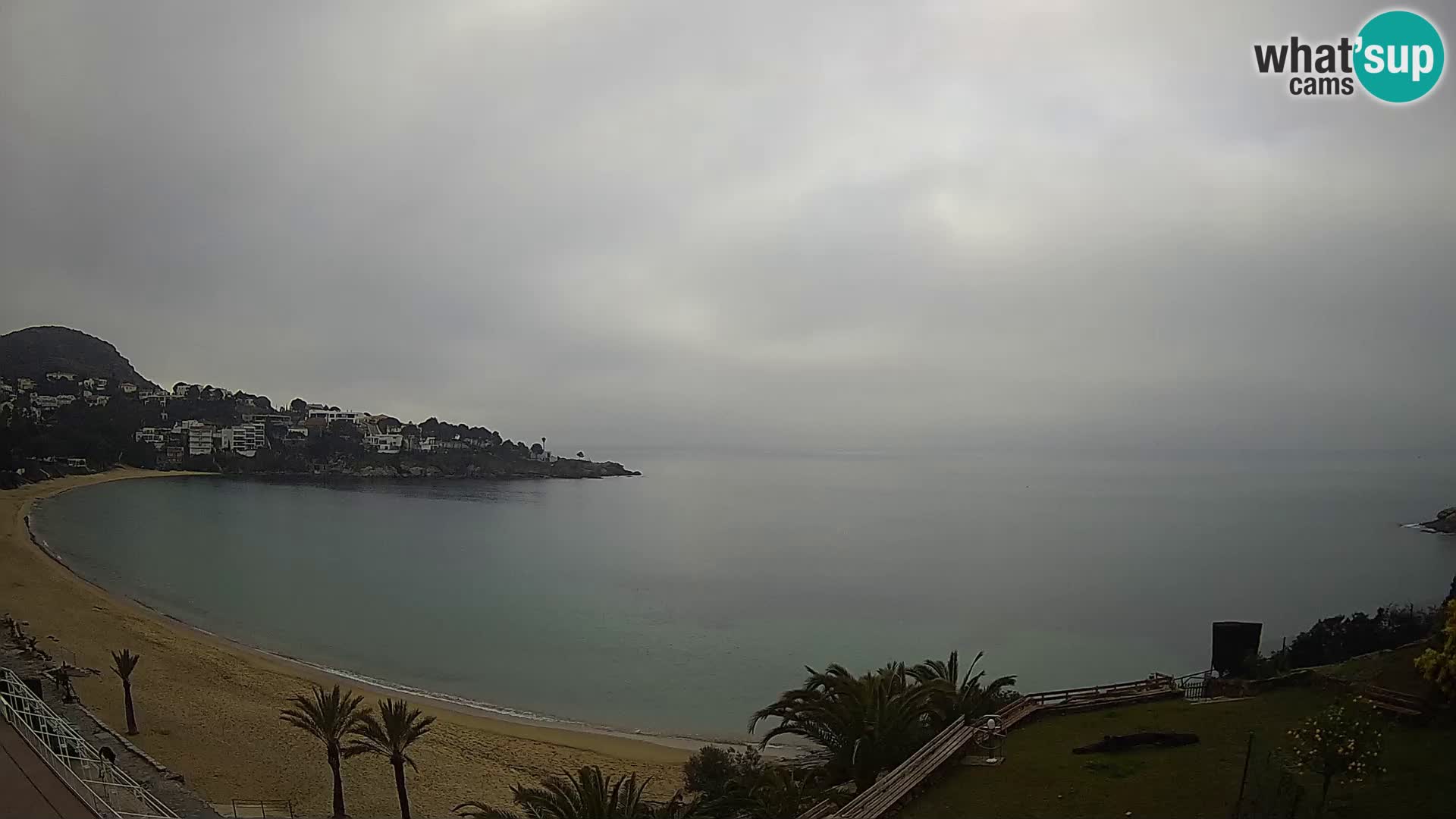 Plaža de l’Almadrava Spletna kamera Roses – Costa Brava – Španija