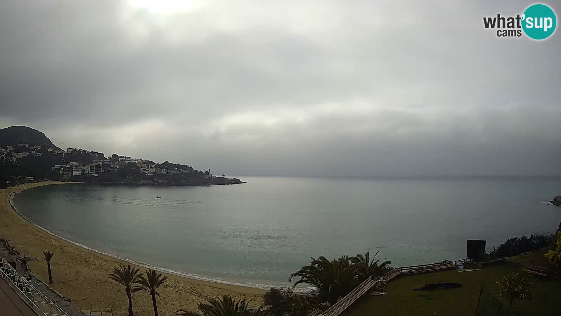 Plaža de l’Almadrava Spletna kamera Roses – Costa Brava – Španija