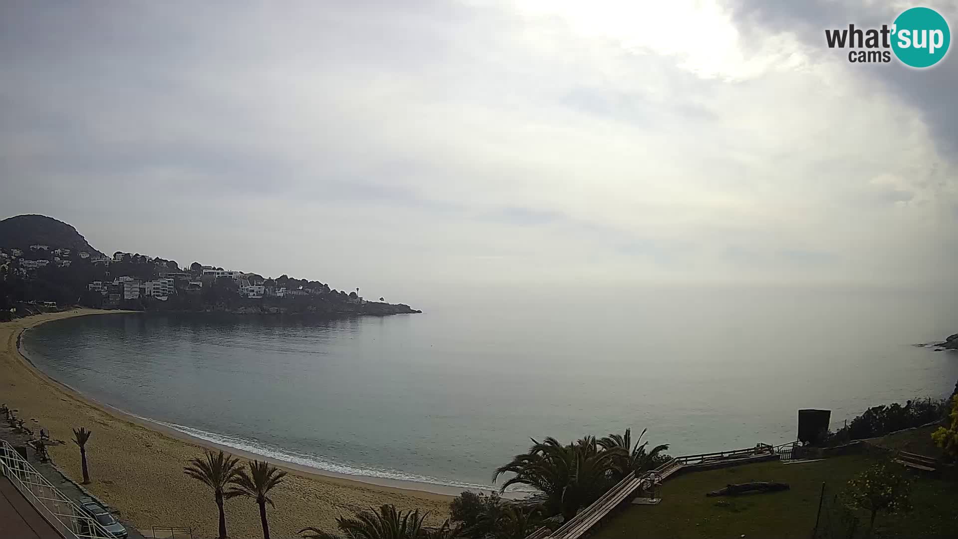 Playa de l’Almadrava camera en vivo Roses – Costa Brava – Espana