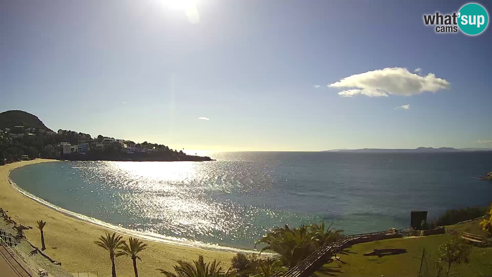 Playa de l’Almadrava camera en vivo Roses – Costa Brava – Espana