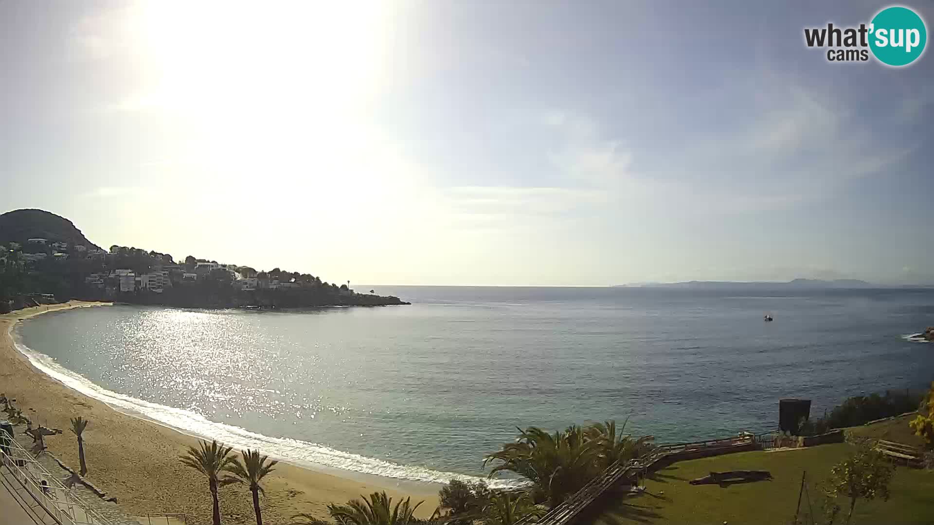 Playa de l’Almadrava camera en vivo Roses – Costa Brava – Espana